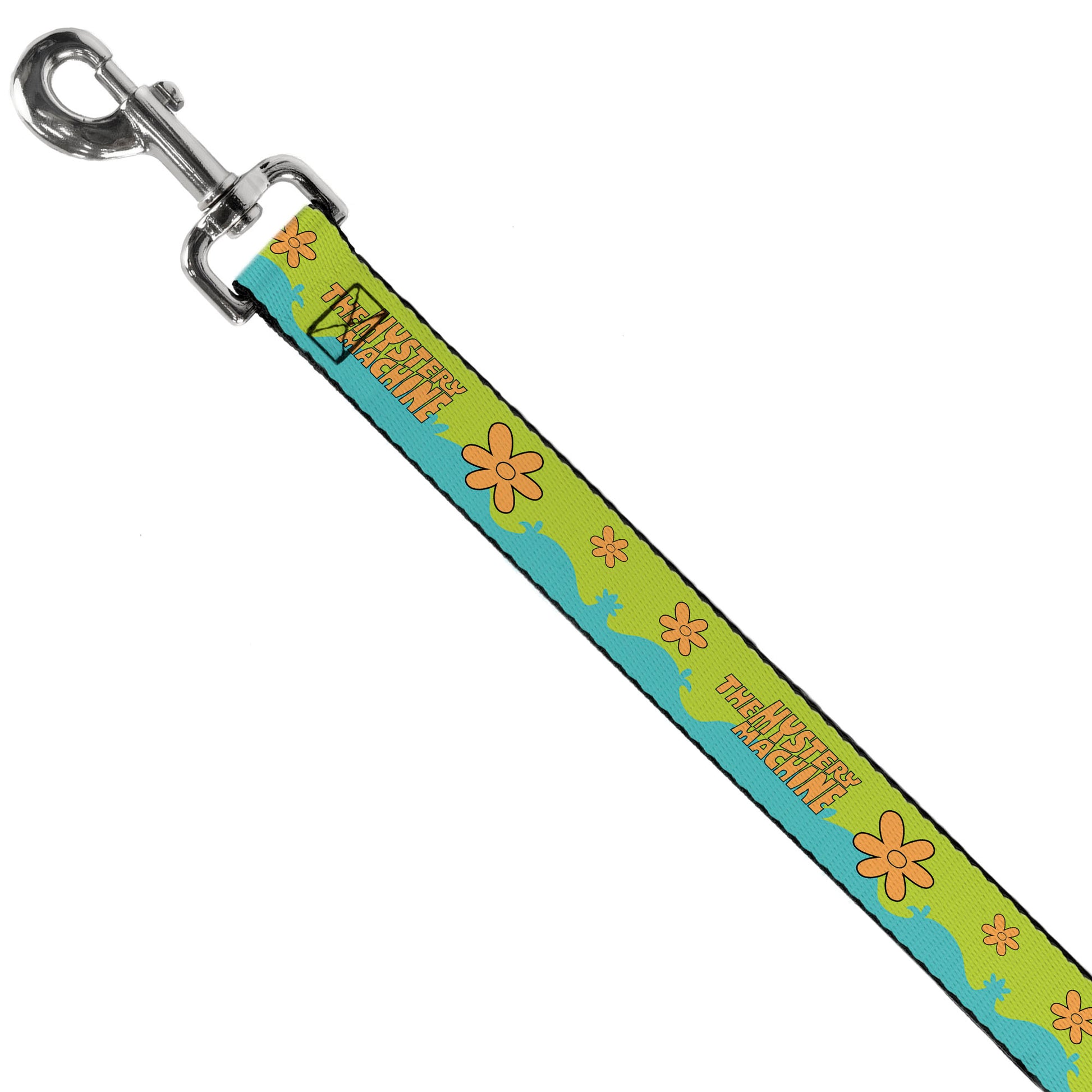 Dog Leash - Scooby Doo THE MYSTERY MACHINE Paint Job Green/Aqua/Orange Dog Leashes Scooby Doo