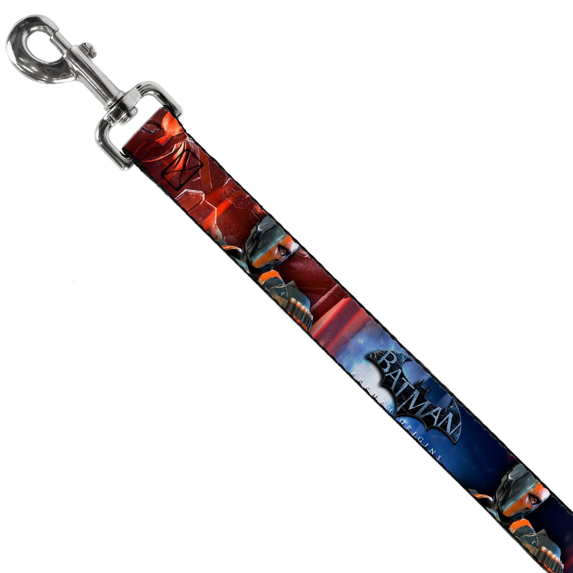 Dog Leash - DEATHSTROKE Pose/BATMAN ARKHAM ORIGINS Logo Dog Leashes DC Comics