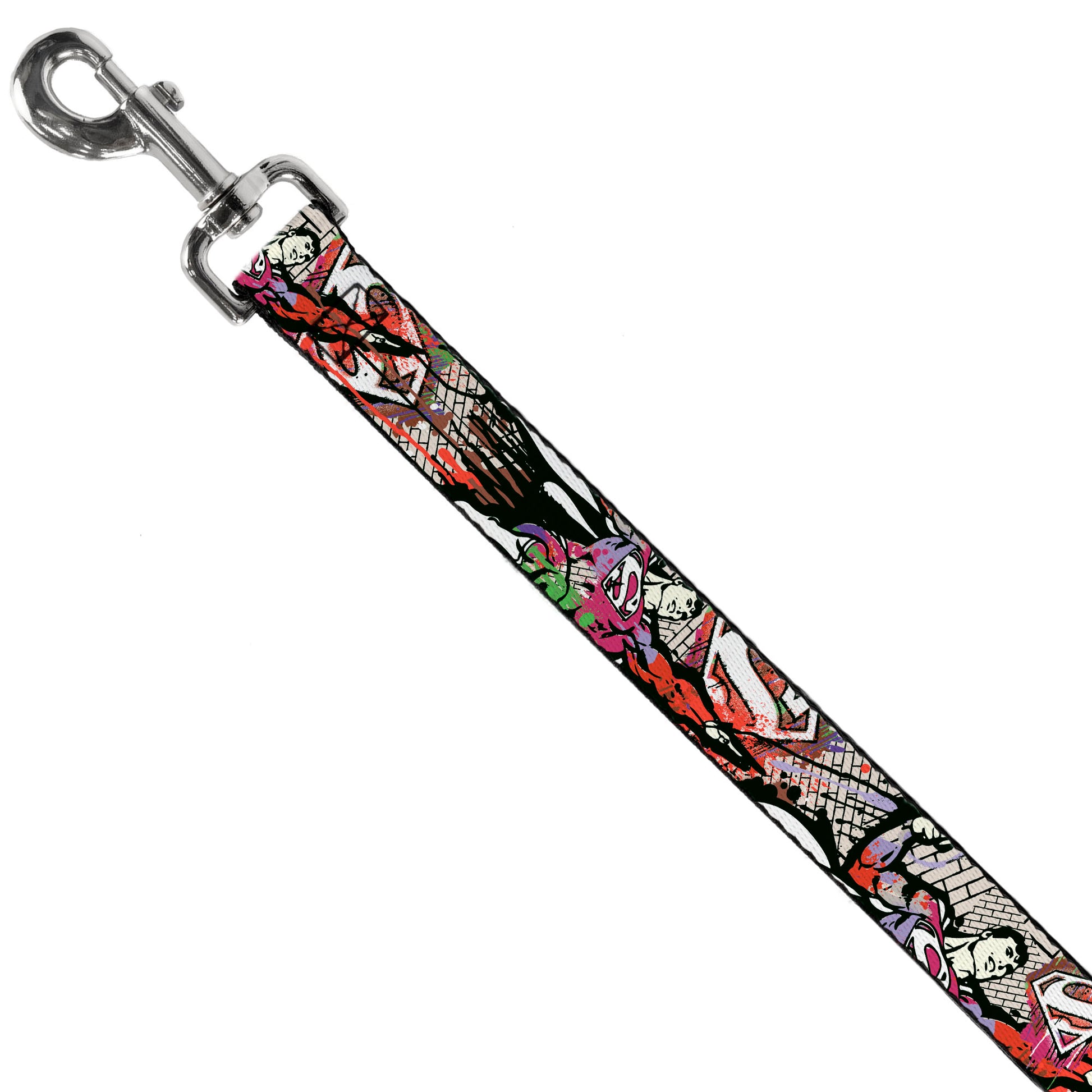Dog Leash - Superman Color Flying Bricks Scene Dog Leashes DC Comics