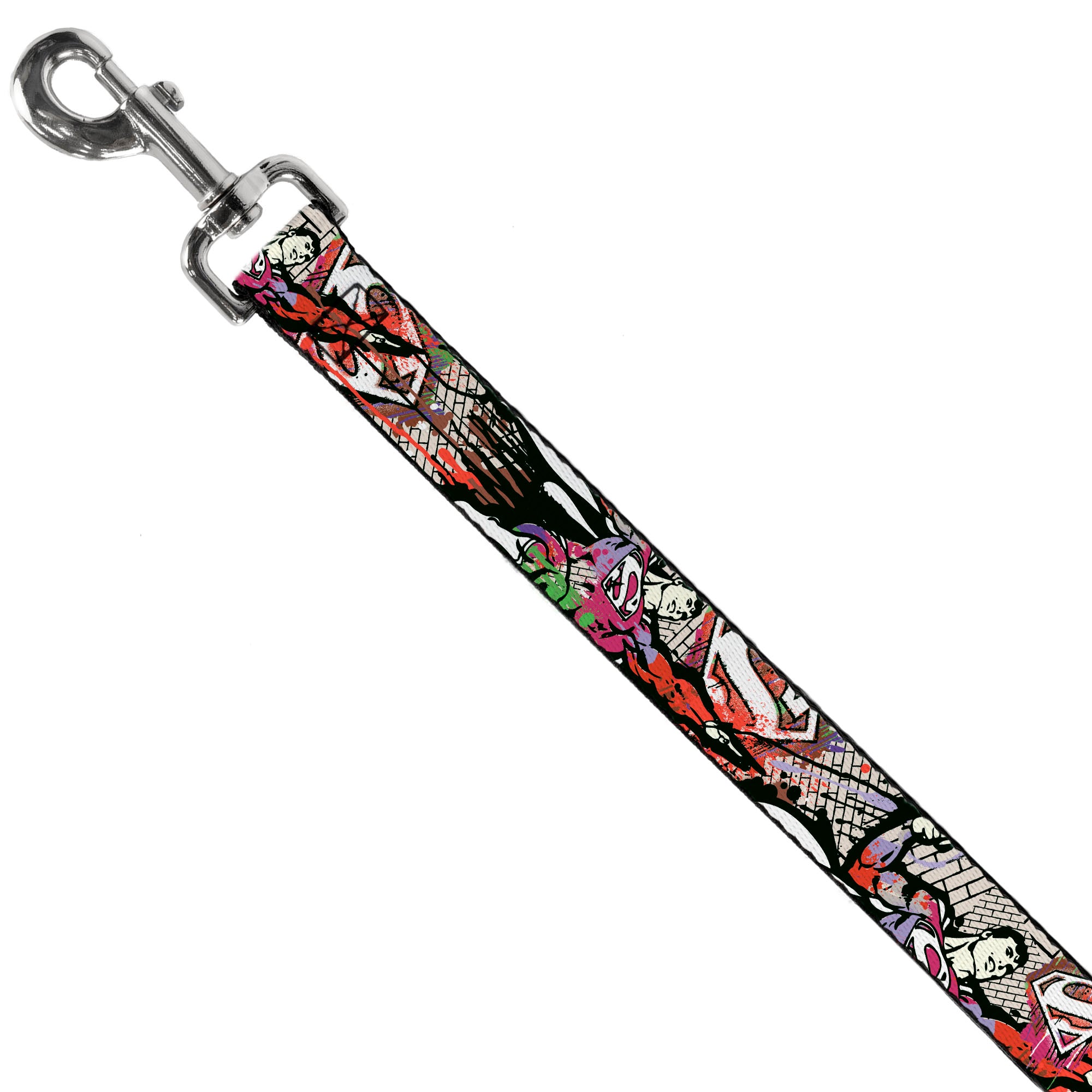 Dog Leash - Superman Color Flying Bricks Scene Dog Leashes DC Comics