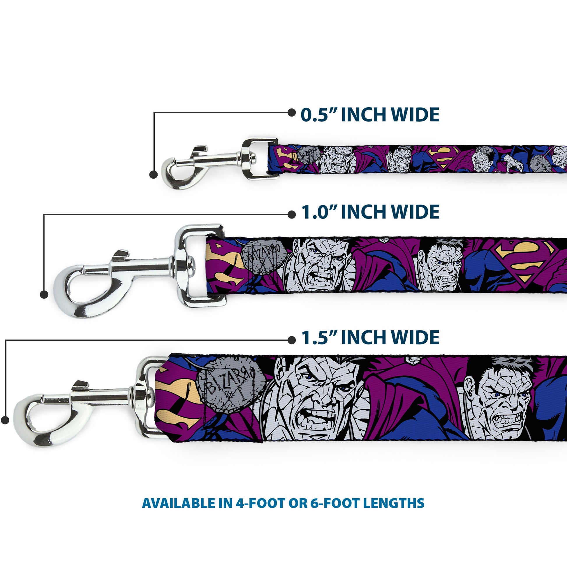 Dog Leash - Bizzaro Action Dog Leashes DC Comics