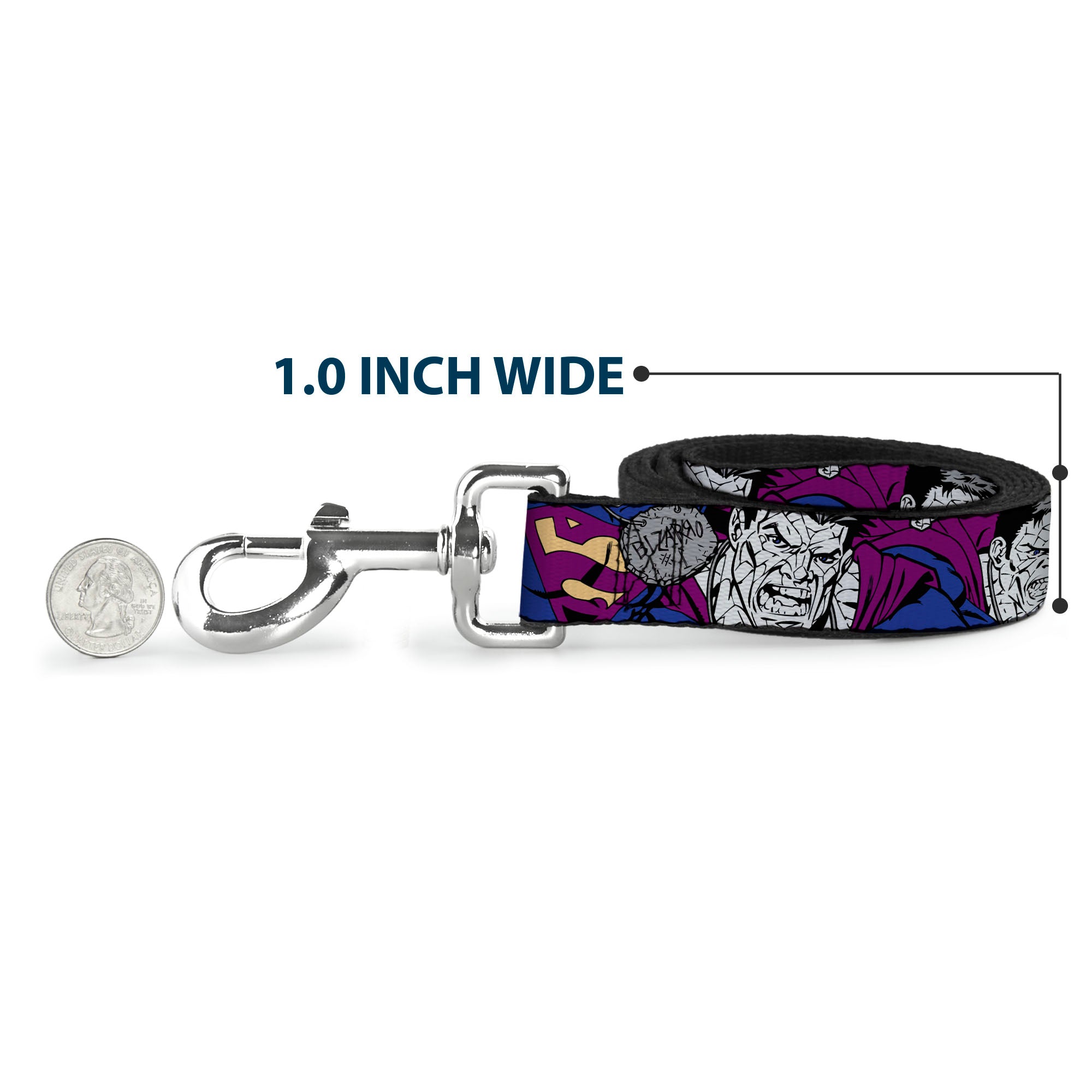 Dog Leash - Bizzaro Action Dog Leashes DC Comics