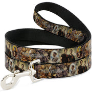 Dog Leash - SUPERNATURAL 4-Character Saintly Icons/Skull & Roses Dog Leashes Supernatural