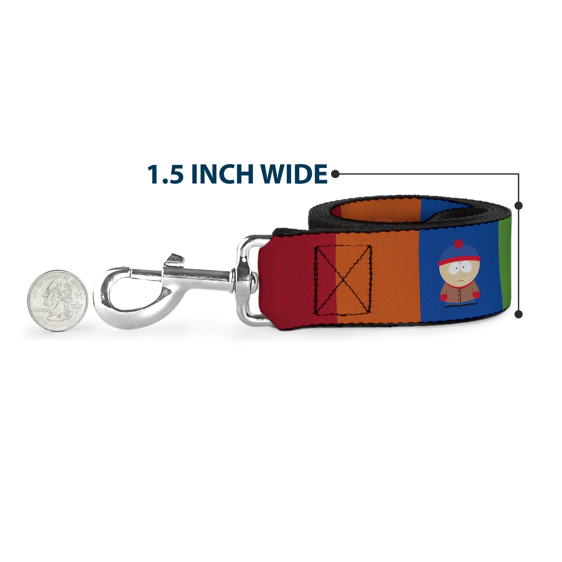 Dog Leash - South Park Boys Pose Blocks Multi Color Dog Leashes South Park