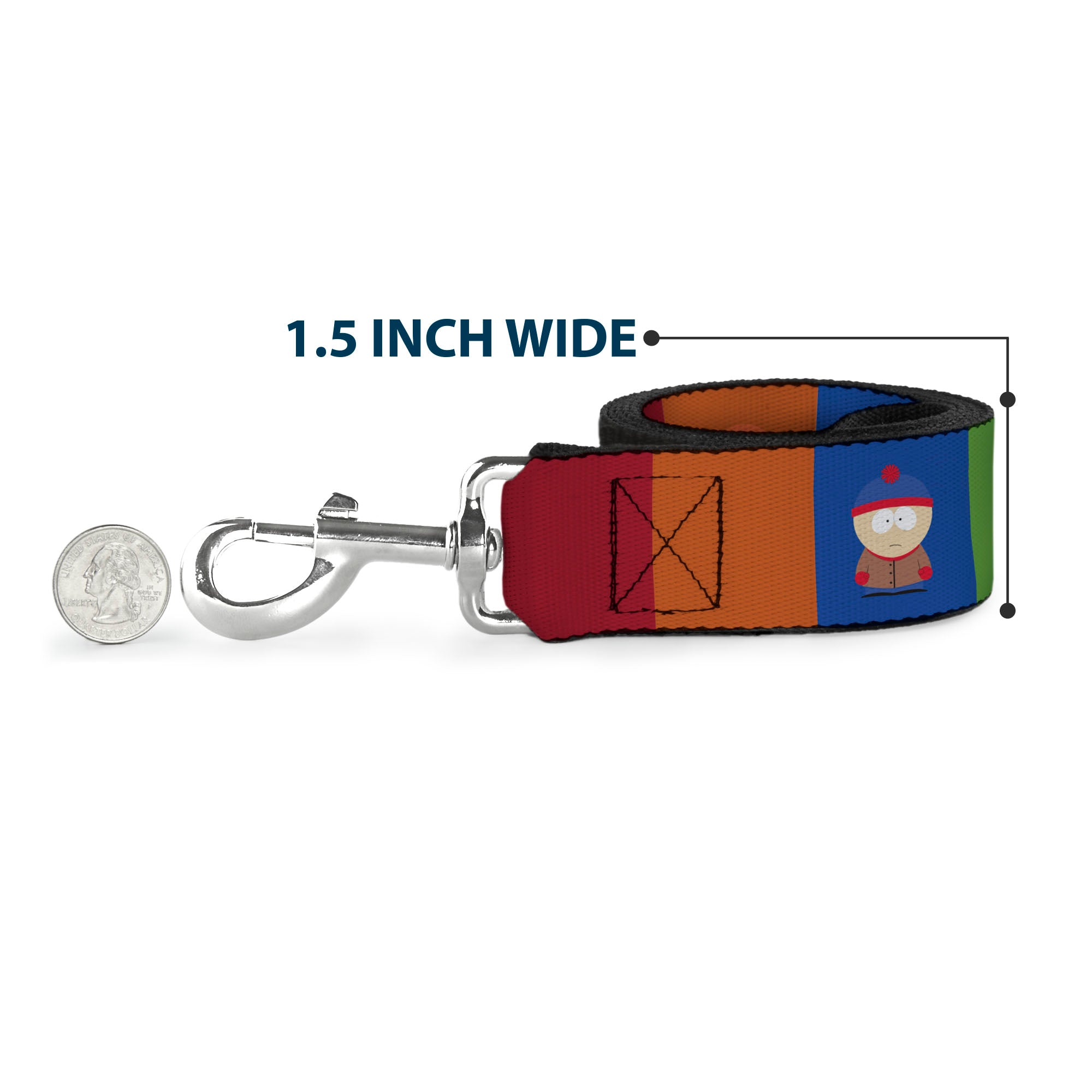Dog Leash - South Park Boys Pose Blocks Multi Color Dog Leashes South Park
