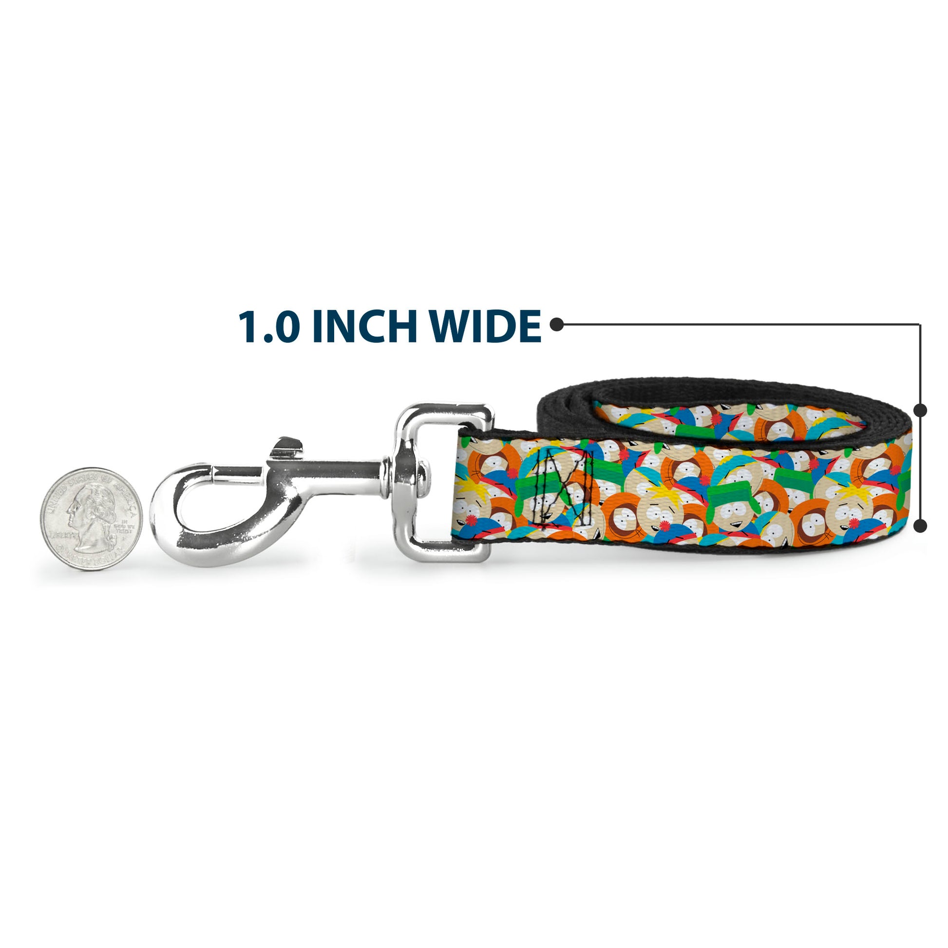 Dog Leash - South Park Boys Expressions Stacked Dog Leashes South Park