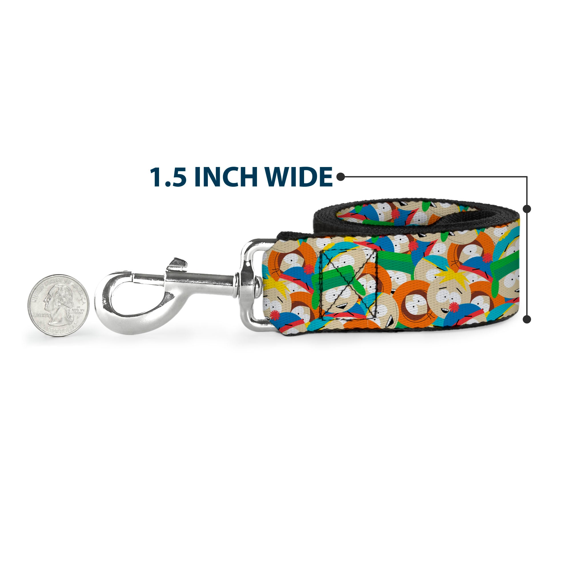 Dog Leash - South Park Boys Expressions Stacked Dog Leashes South Park