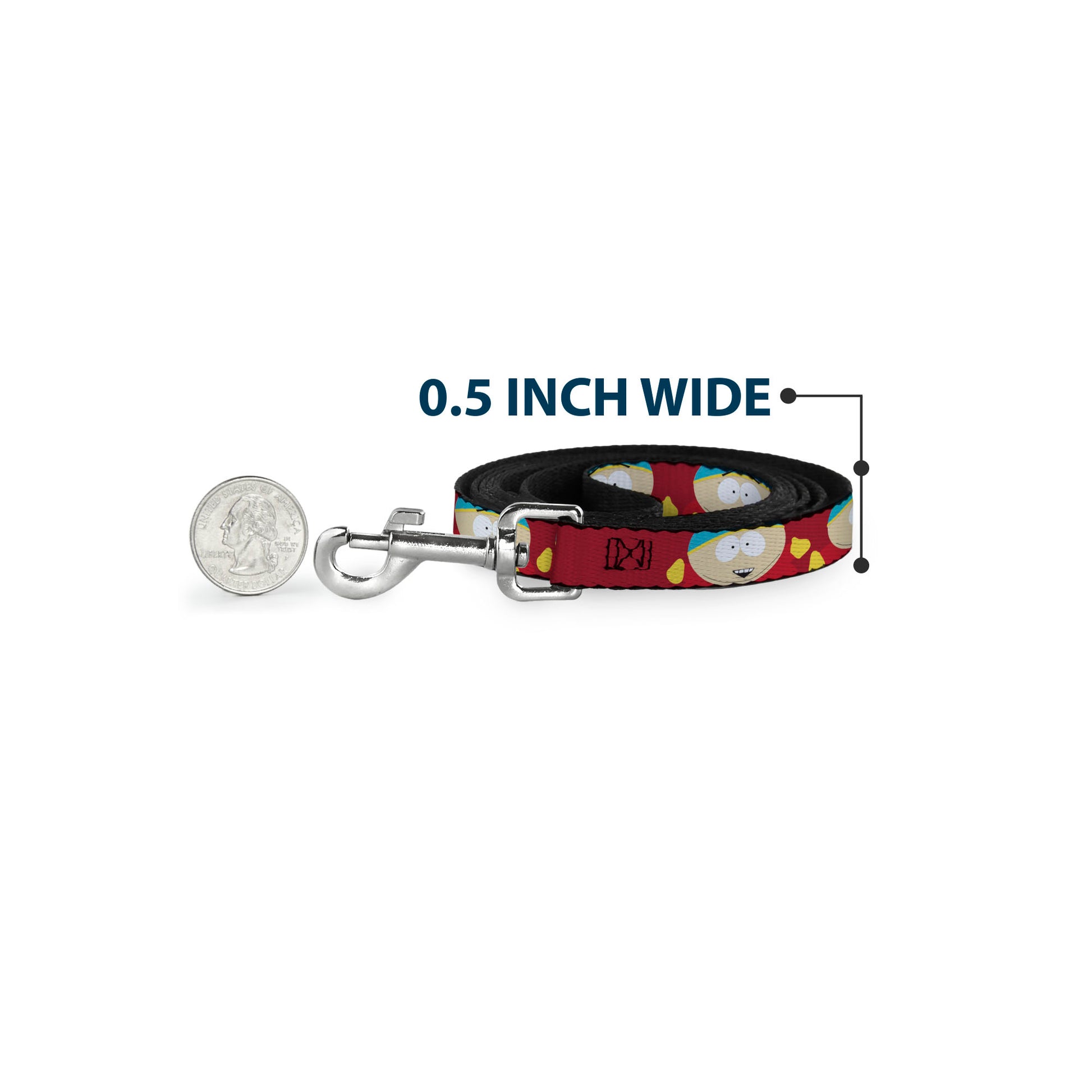 Dog Leash - South Park Cartman Expressions Red Dog Leashes South Park