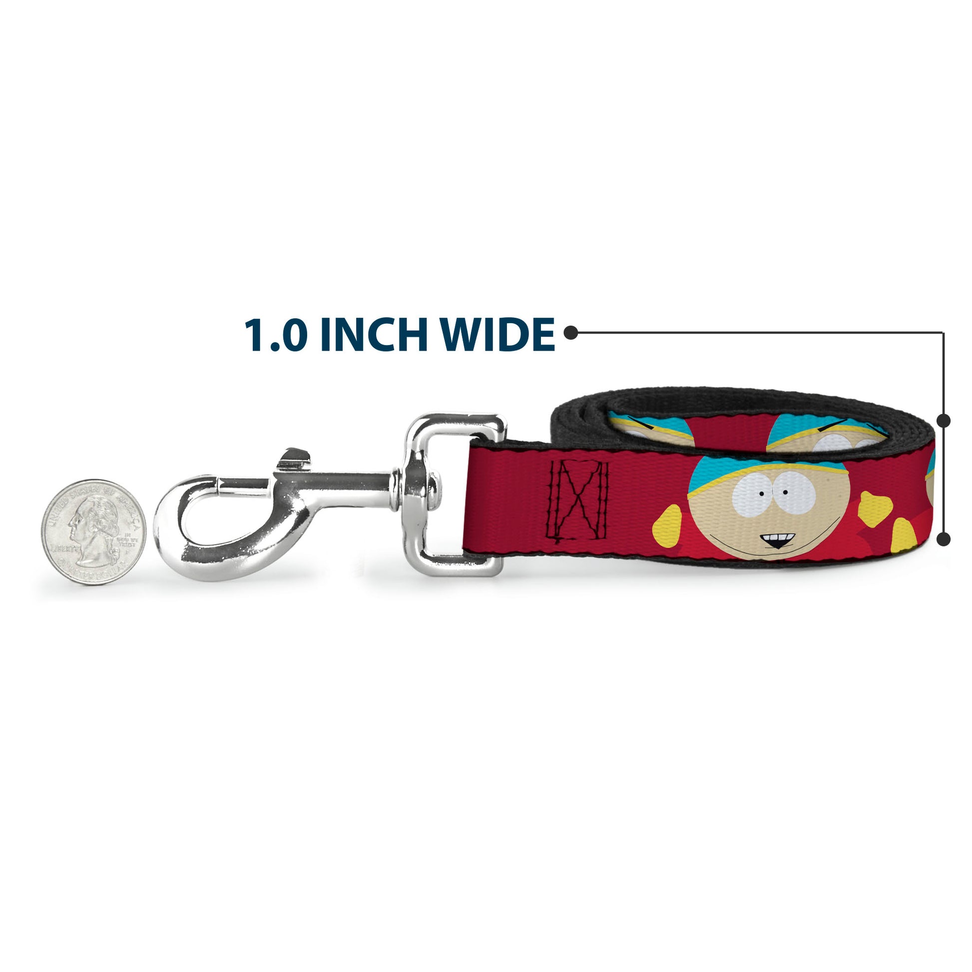 Dog Leash - South Park Cartman Expressions Red Dog Leashes South Park