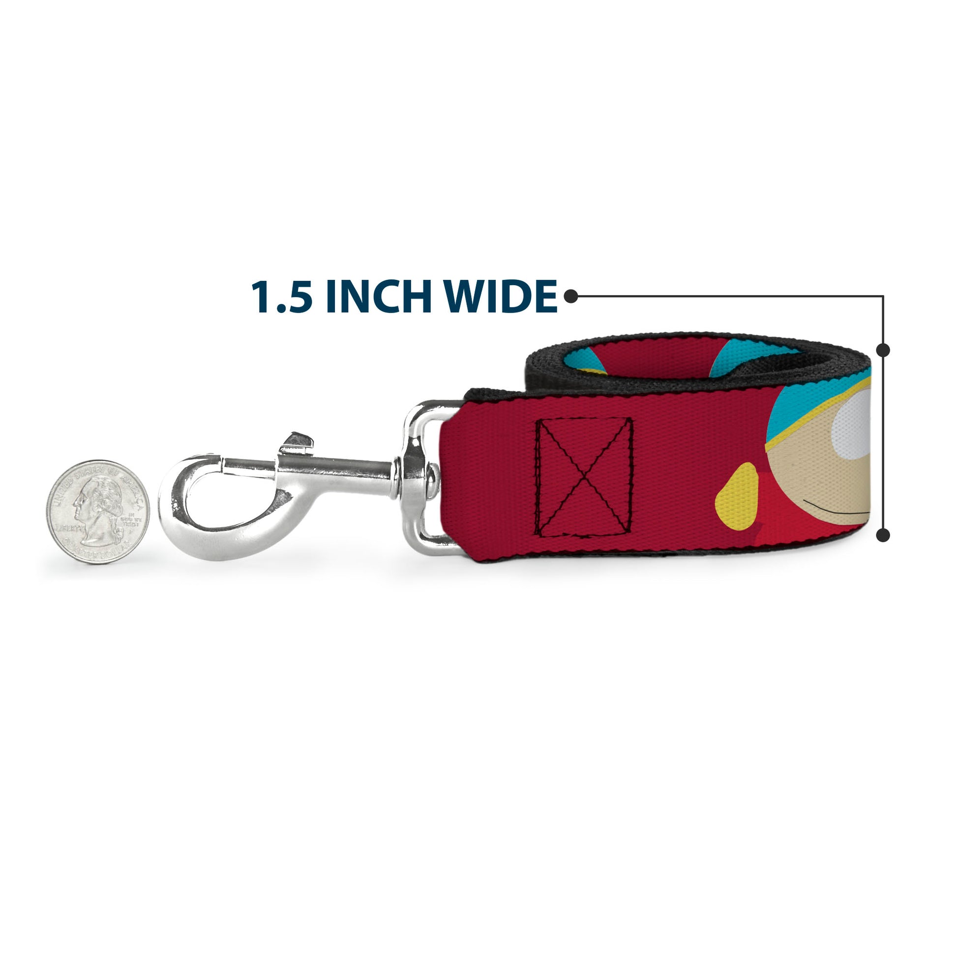 Dog Leash - South Park Cartman Expressions Red Dog Leashes South Park