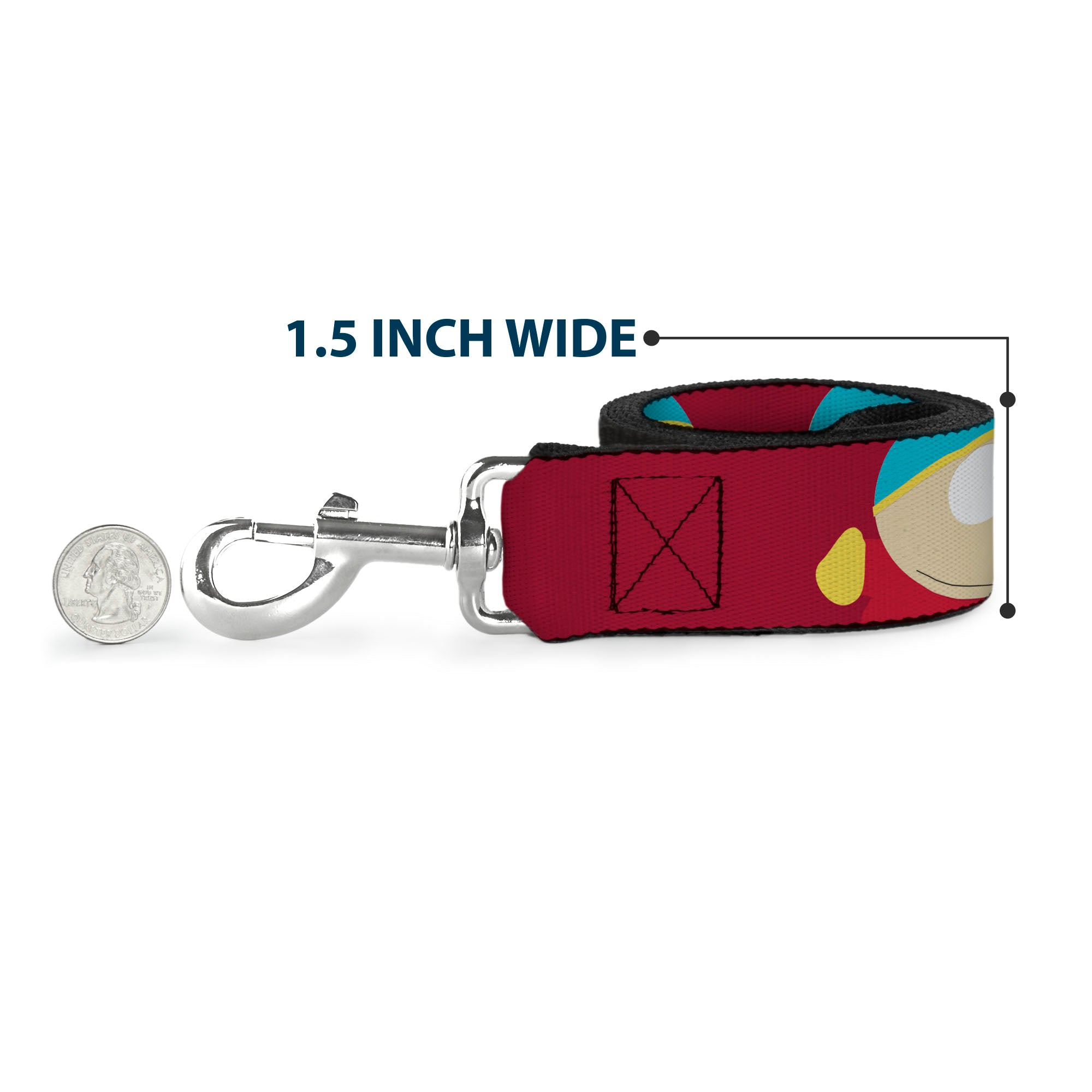 Dog Leash - South Park Cartman Expressions Red Dog Leashes South Park