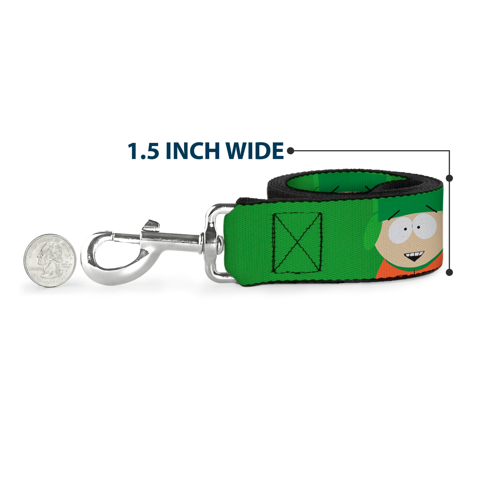 Dog Leash - South Park Kyle Expressions Greens Dog Leashes South Park