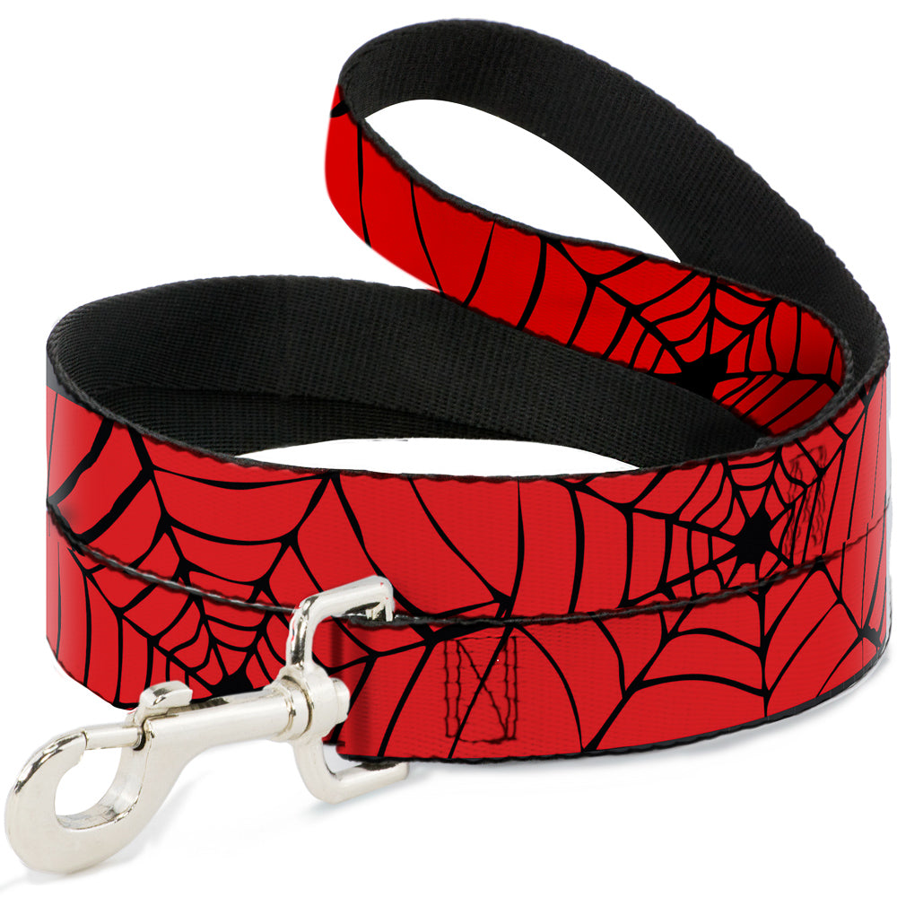 Dog Leash - Spiderweb Red/Black Dog Leashes Marvel Comics