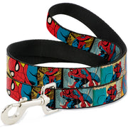 Dog Leash - Spider-Man Comic Strip Dog Leashes Marvel Comics
