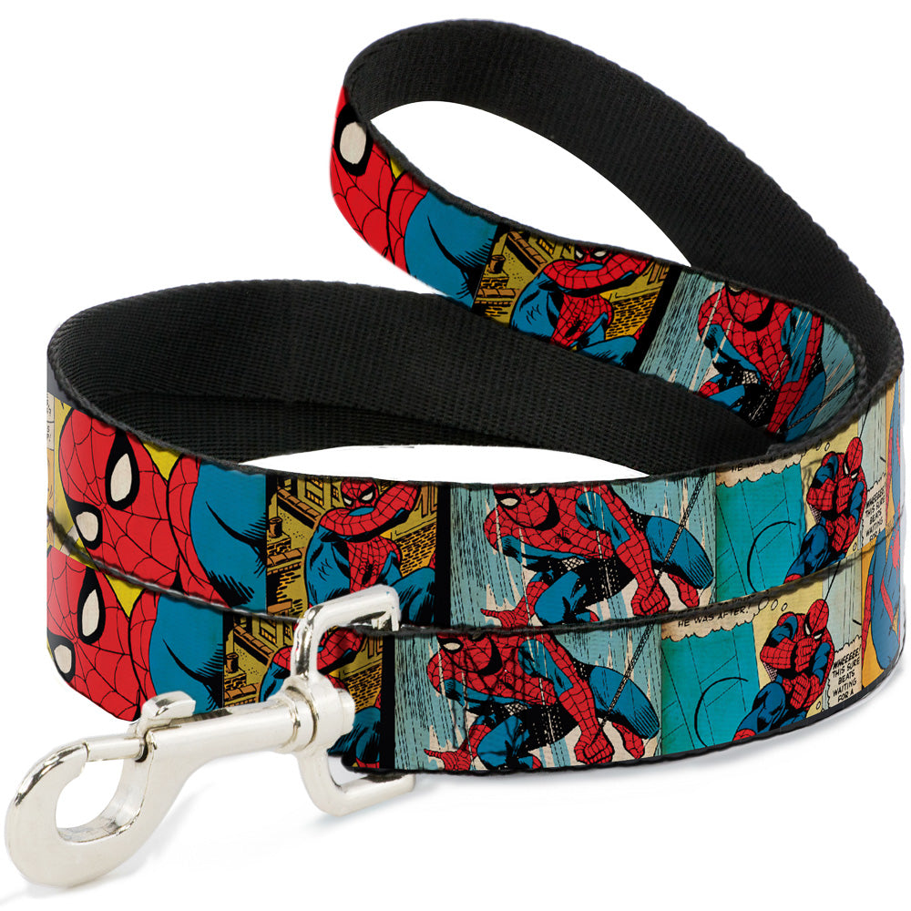 Dog Leash - Spider-Man Comic Strip Dog Leashes Marvel Comics