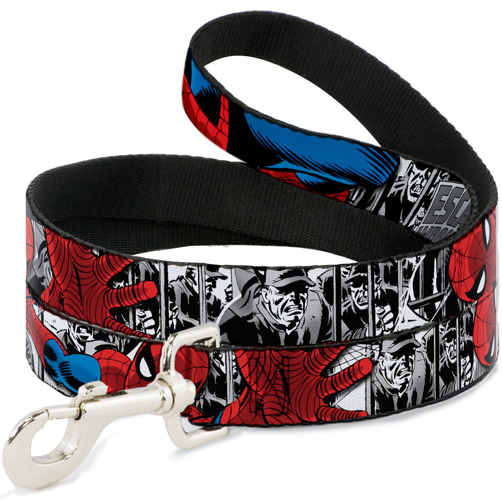 Dog Leash - Spider-Man Action ESCAPE IMPOSSIBLE Gray Dog Leashes Marvel Comics