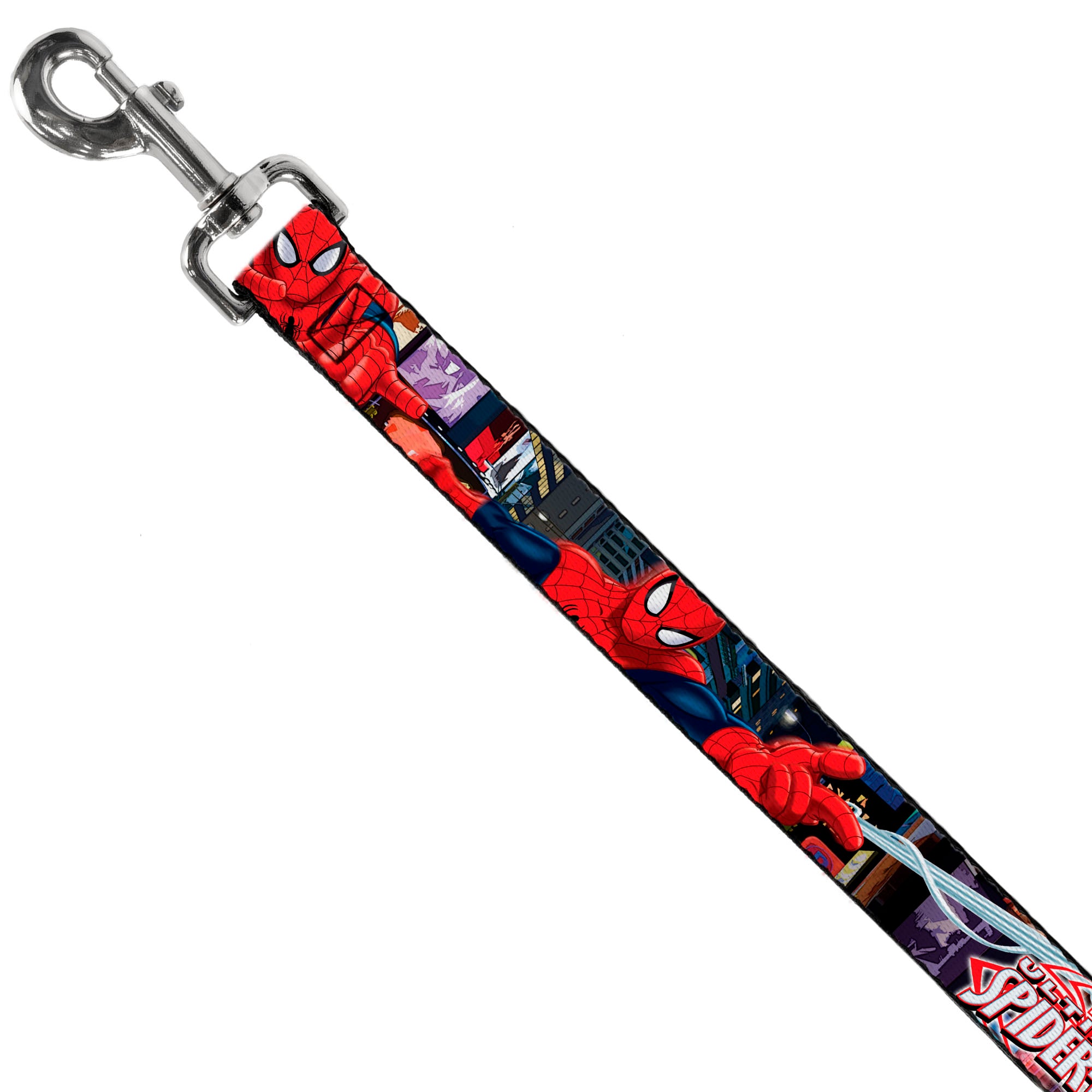 Dog Leash - THE ULTIMATE SPIDER-MAN Swinging City Poses Dog Leashes Marvel Comics