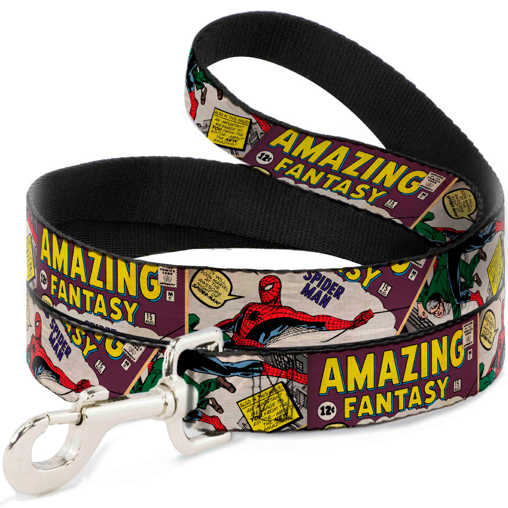 Dog Leash - Spider-Man AMAZING FANTASY Cover Pose Dog Leashes Marvel Comics