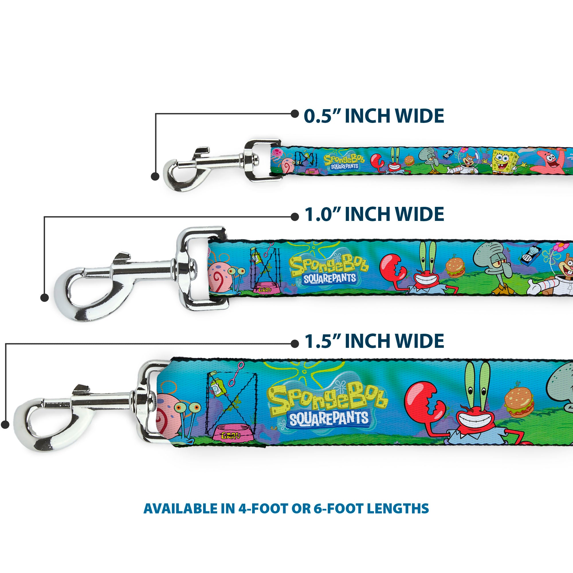 Dog Leash - SpongeBob and Friends/Logo Dog Leashes SpongeBob SquarePants