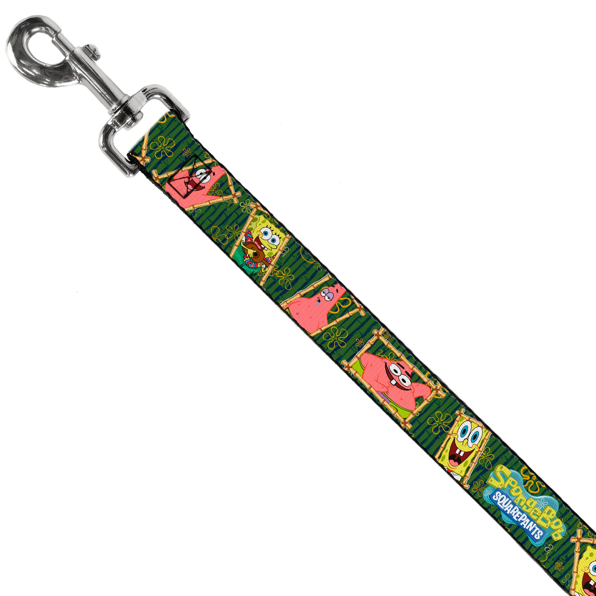 Dog Leash - SpongeBob & Patrick Starfish Bamboo Frames/Logo Dog Leashes SpongeBob SquarePants