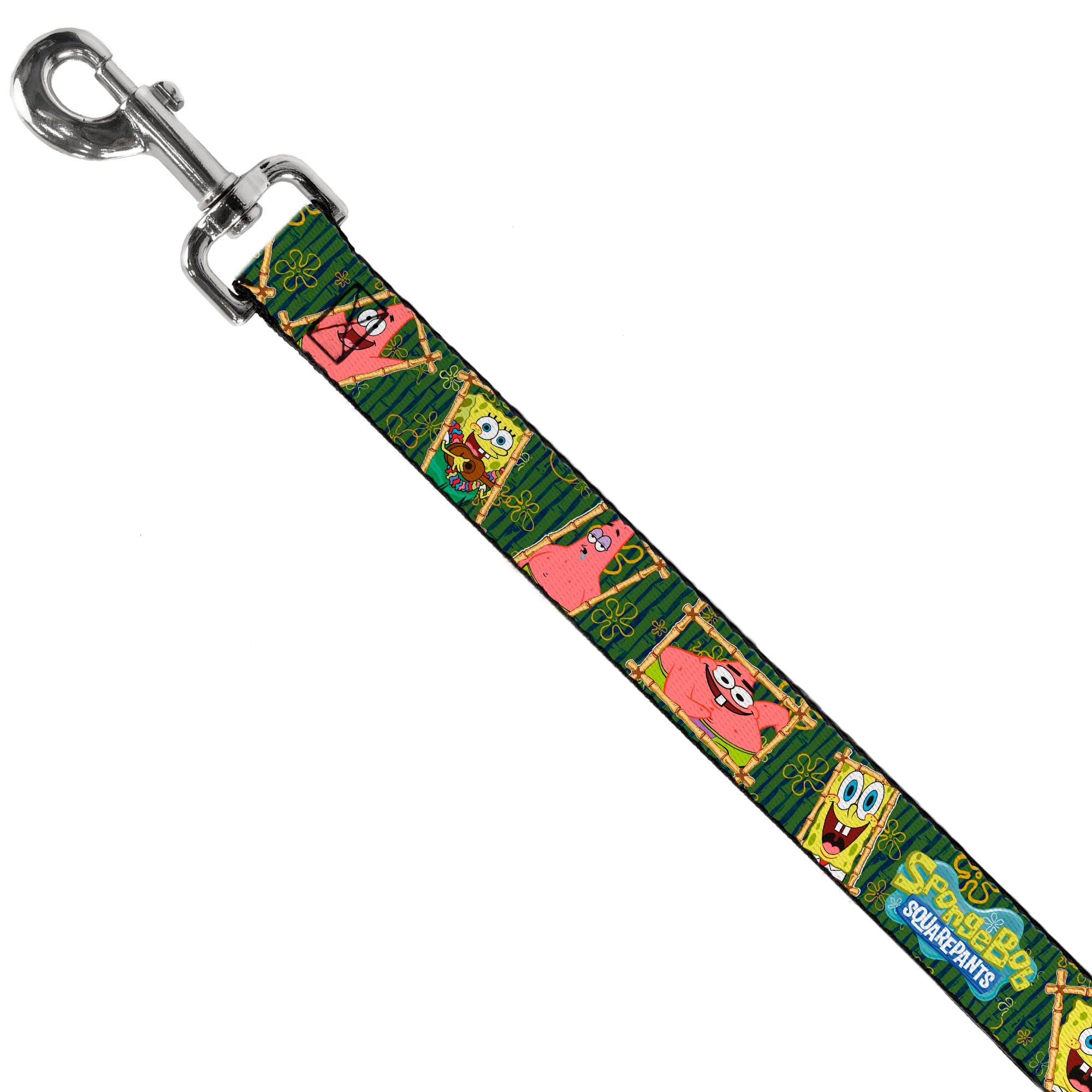 Dog Leash - SpongeBob & Patrick Starfish Bamboo Frames/Logo Dog Leashes SpongeBob SquarePants