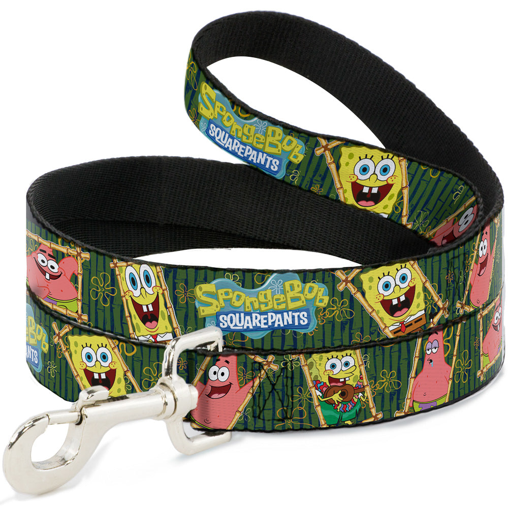 Dog Leash - SpongeBob & Patrick Starfish Bamboo Frames/Logo Dog Leashes SpongeBob SquarePants