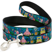 Dog Leash - SpongeBob & Friends 8-Bit Scene Dog Leashes SpongeBob SquarePants