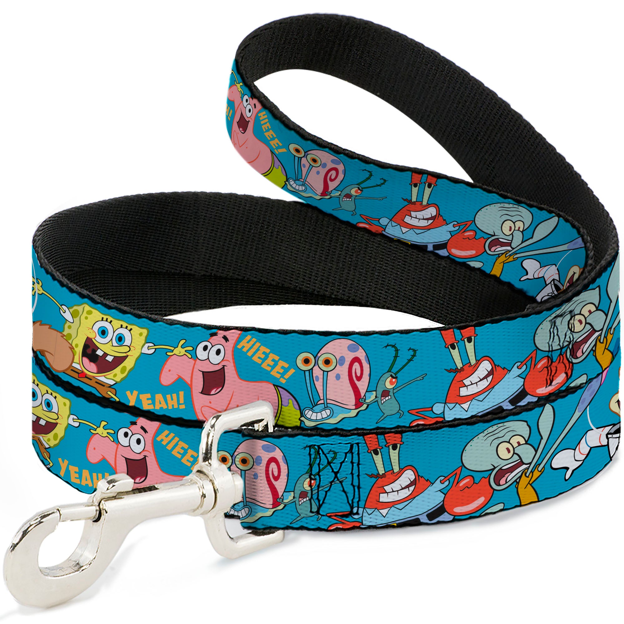 Dog Leash - SpongeBob SquarePants and Friends Poses Blue Dog Leashes SpongeBob SquarePants