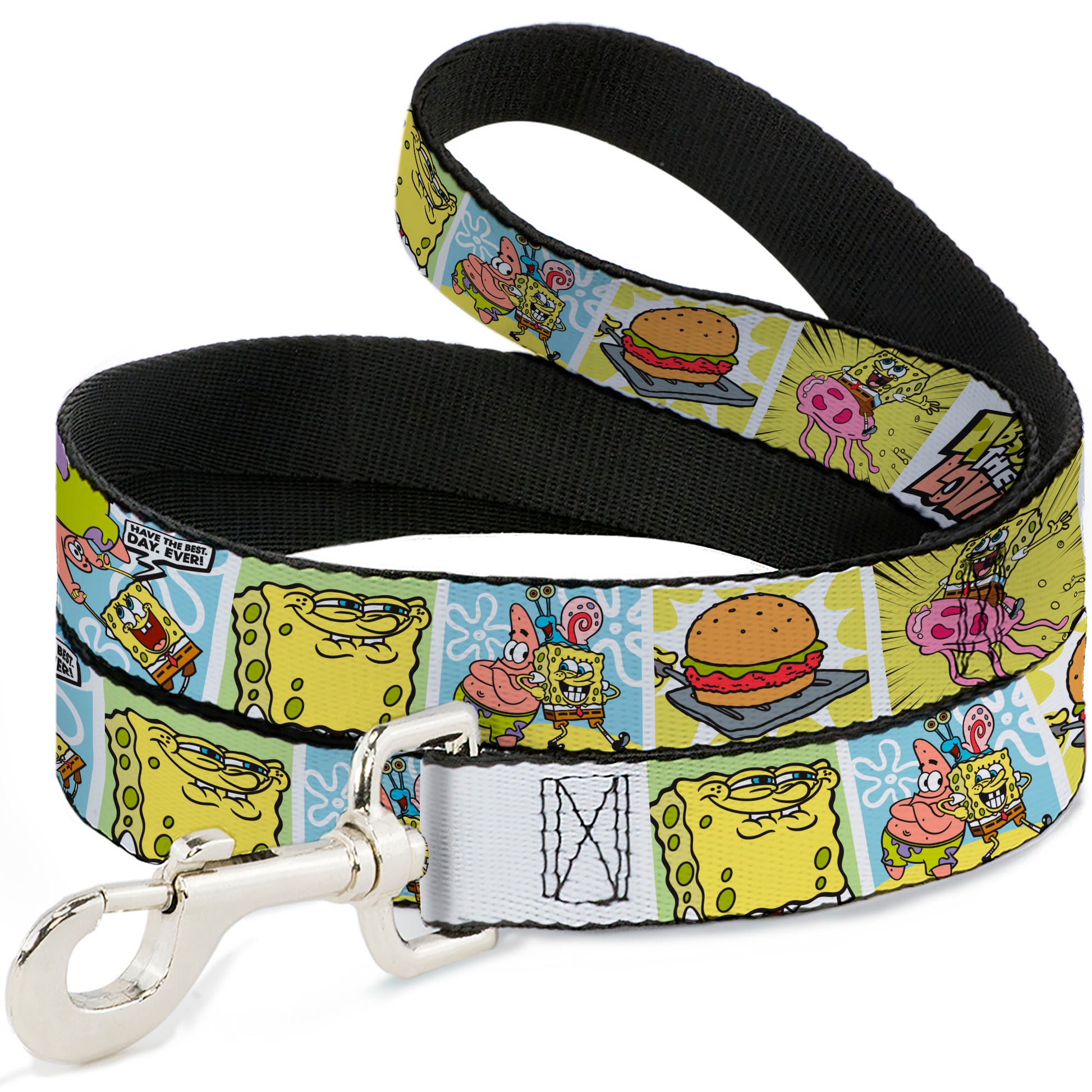 Dog Leash - SpongeBob and Friends ABSORB THE LOVE Pose and Icon Blocks Dog Leashes SpongeBob SquarePants
