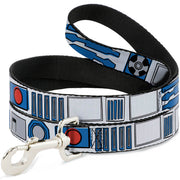 Dog Leash - Star Wars R2-D2 Bounding Parts4 White/Black/Blue/Gray/Red Dog Leashes Star Wars