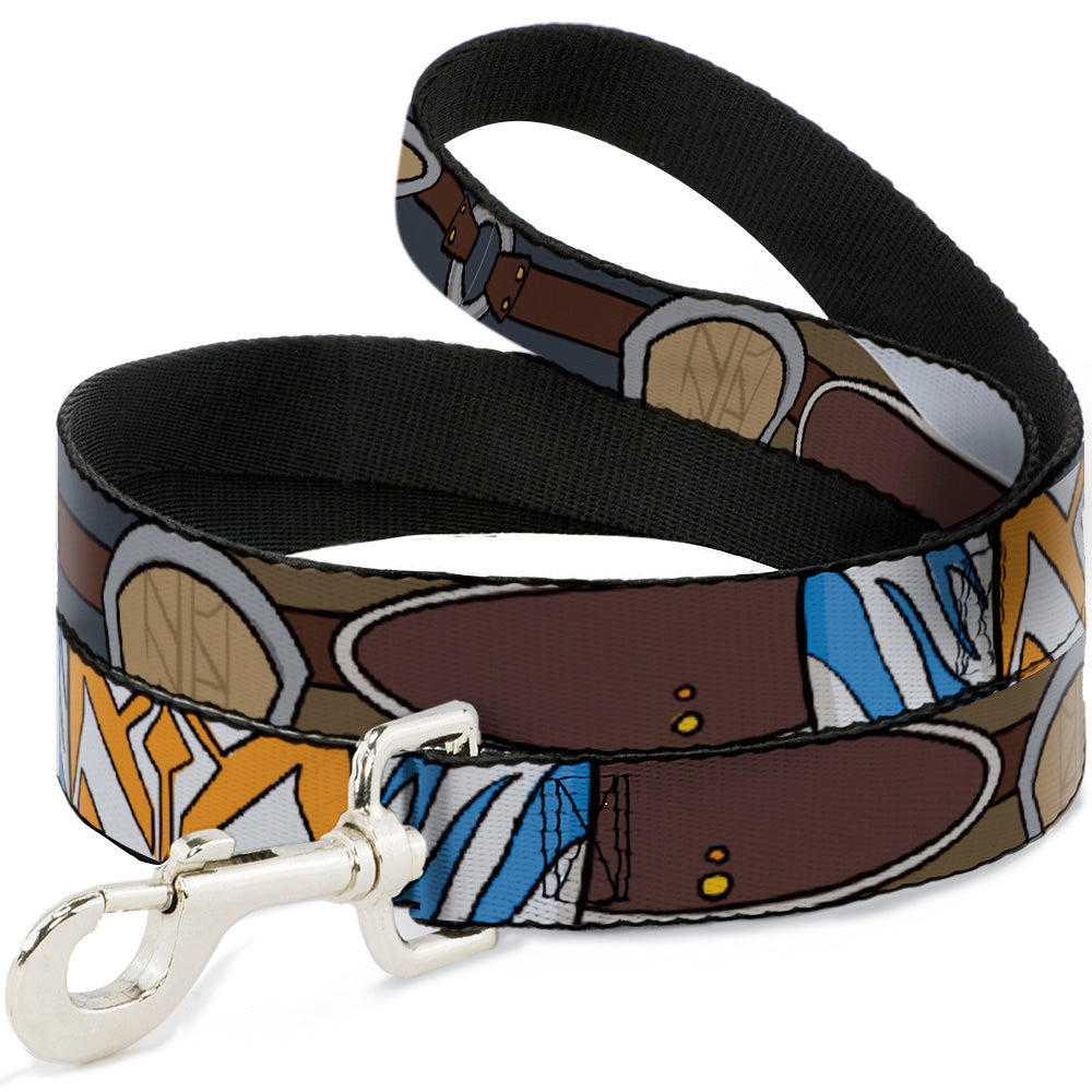 Dog Leash - Star Wars The Clone Wars Ahsoka Tano Bounding Elements2 Dog Leashes Star Wars