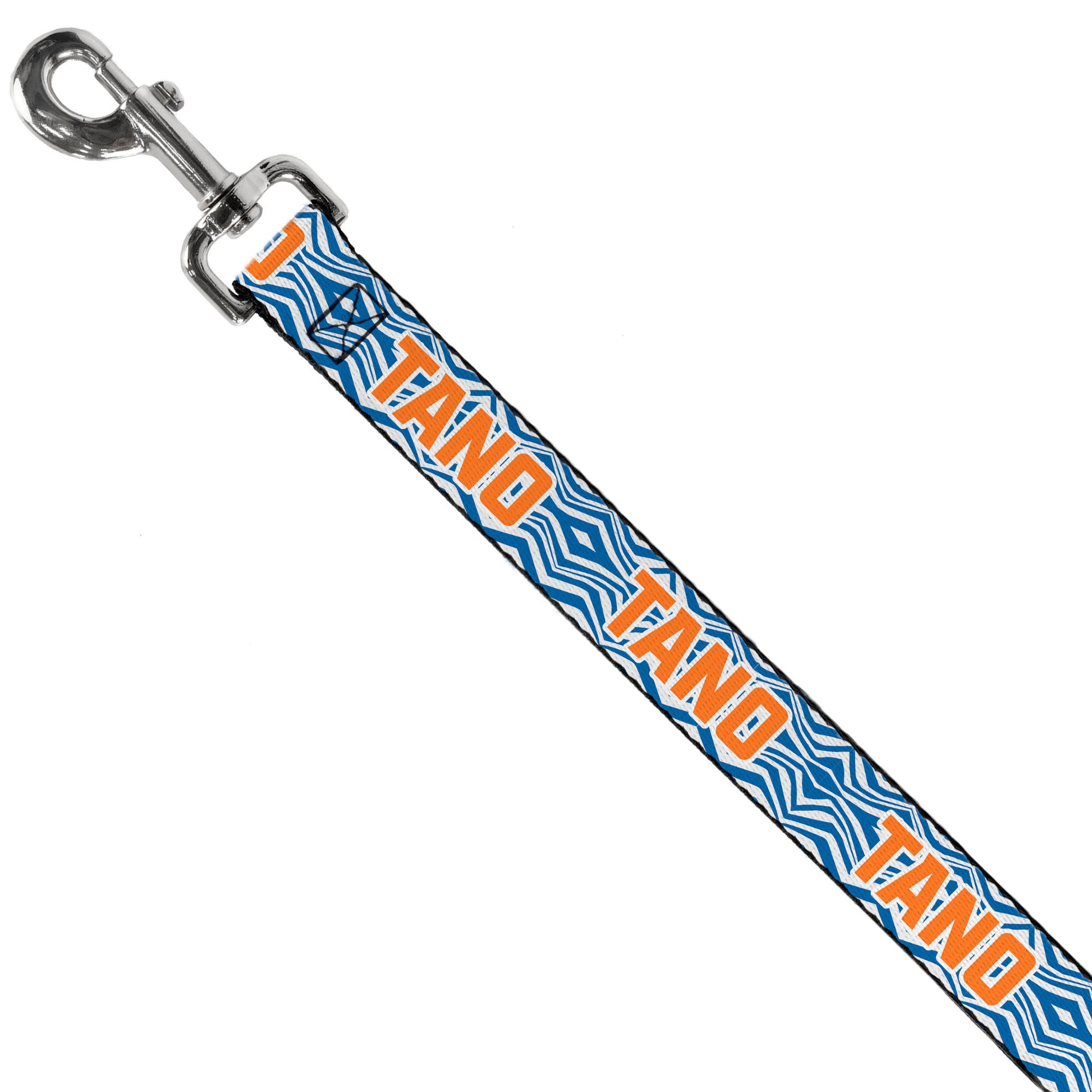 Dog Leash - Star Wars The Clone Wars Ahsoka TANO Text Waves White/Blue/Orange Dog Leashes Star Wars