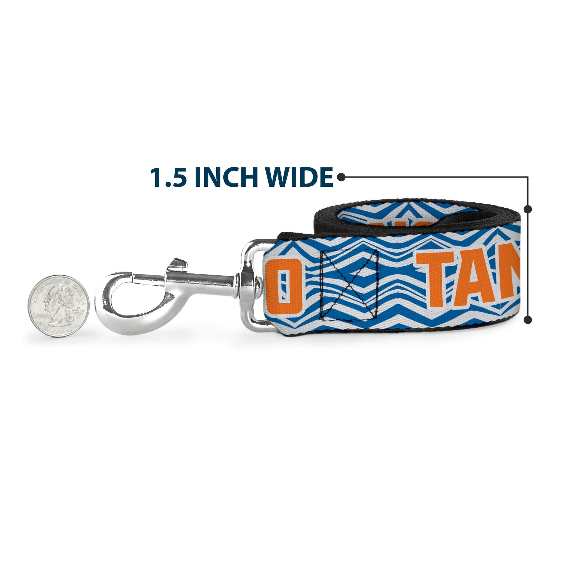 Dog Leash - Star Wars The Clone Wars Ahsoka TANO Text Waves White/Blue/Orange Dog Leashes Star Wars