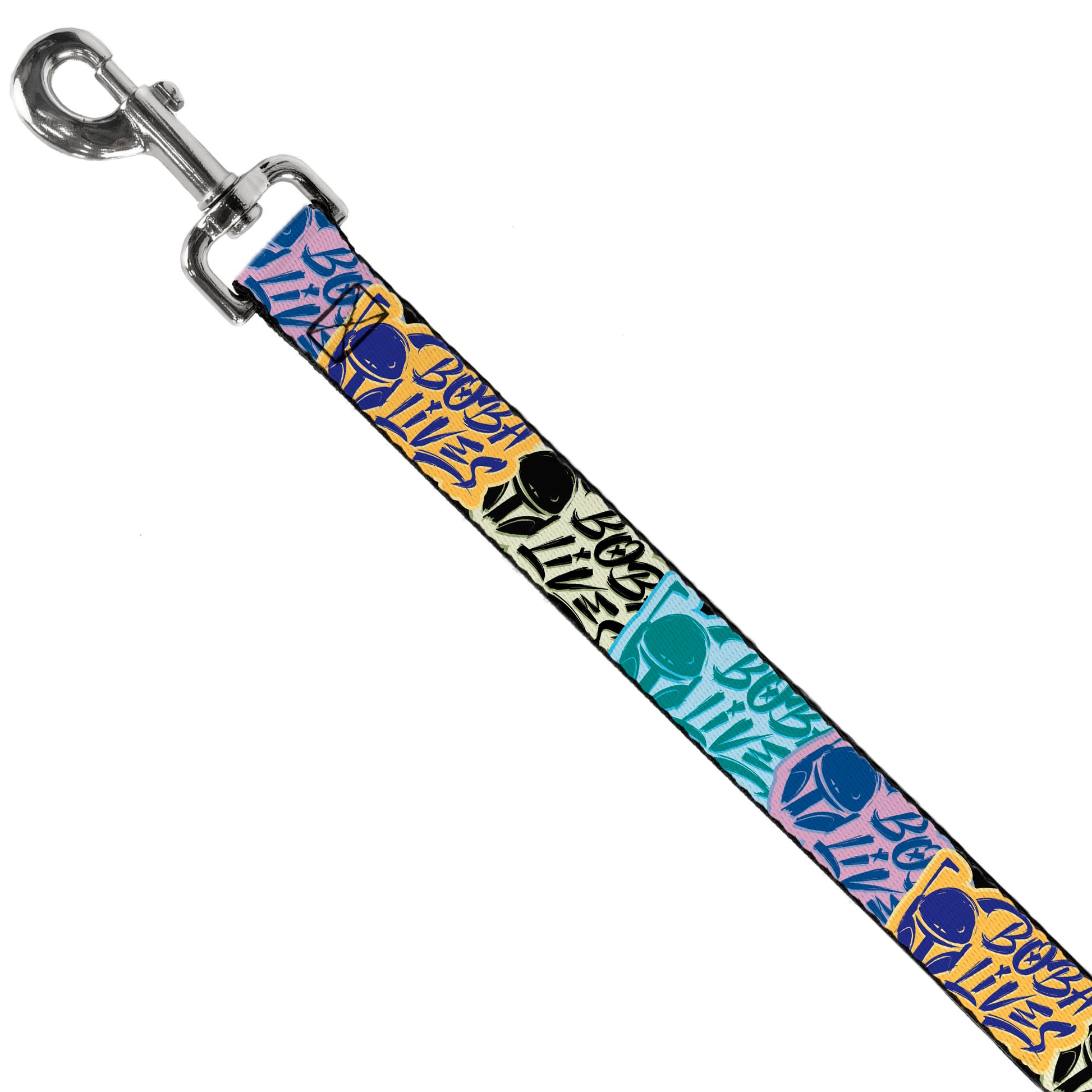 Dog Leash - Boba Fett BOBA LIVES Graffiti Stacked Multi Color Dog Leashes Star Wars