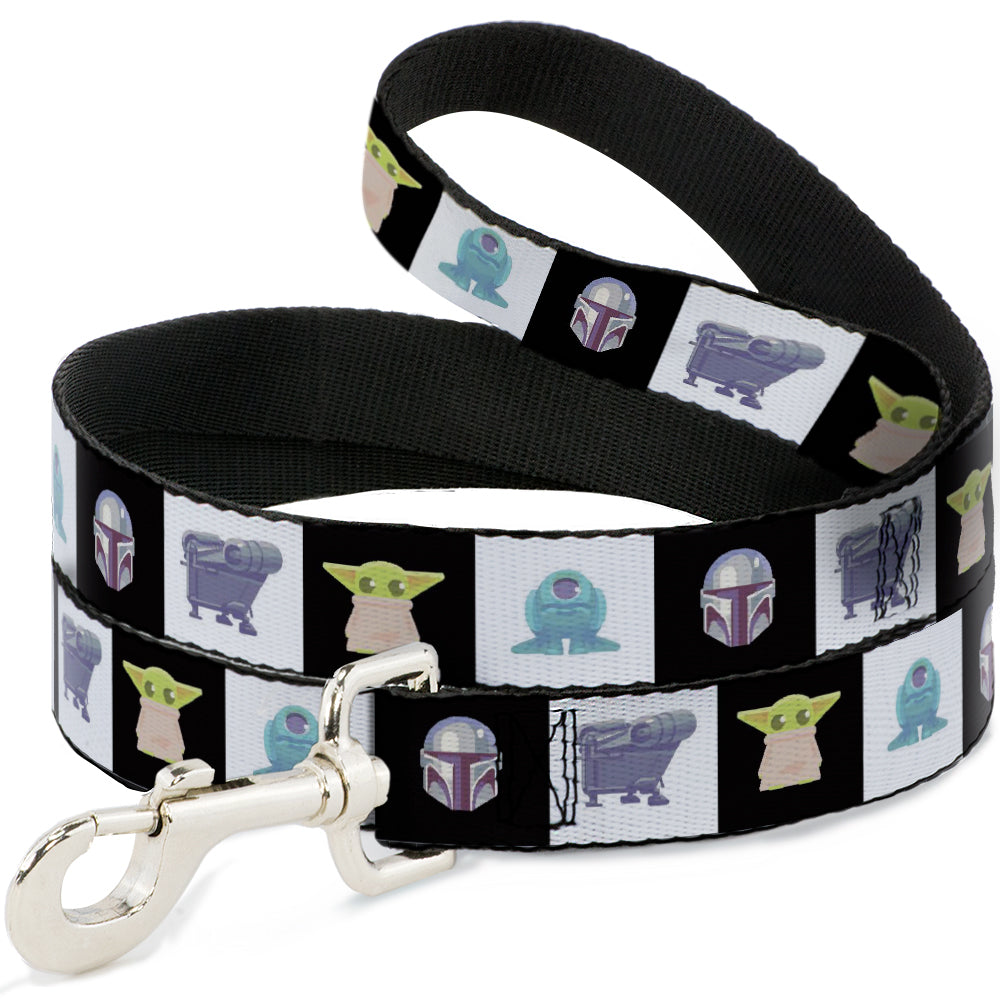 Dog Leash - Star Wars Mandalorian 4-Character Pose Blocks Dog Leashes Star Wars