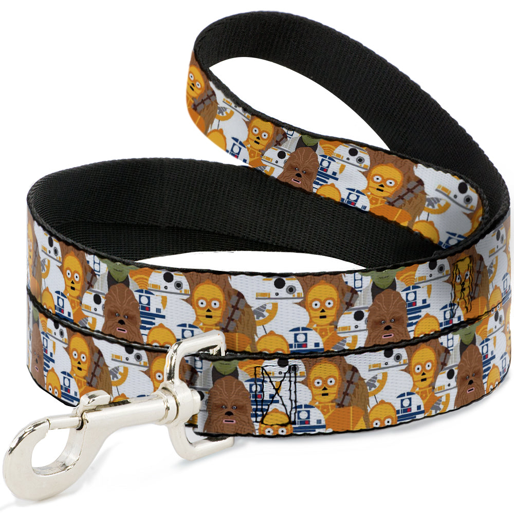 Dog Leash - Star Wars 5-Character Poses Stacked Dog Leashes Star Wars