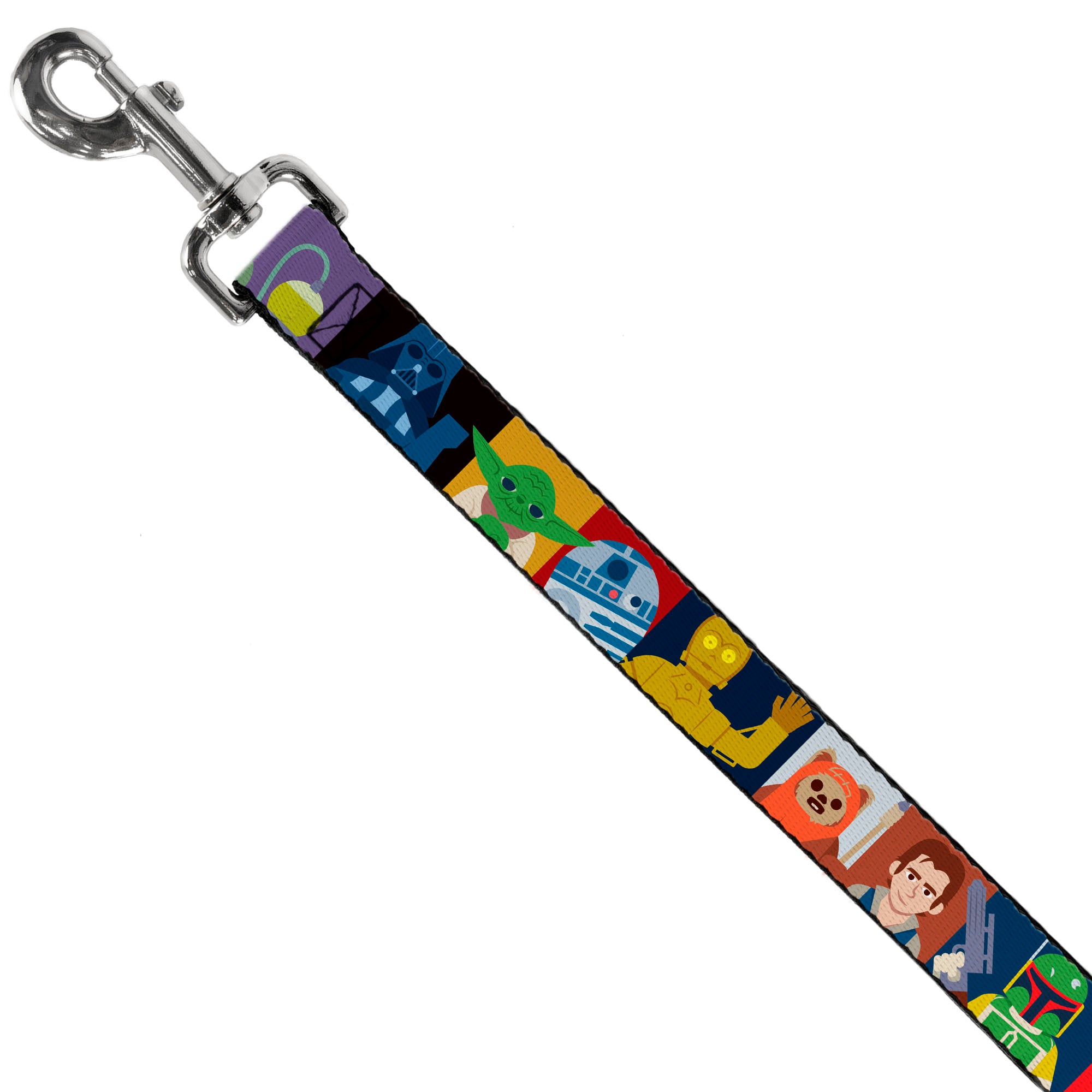 Dog Leash - Star Wars Classic 16-Character Pose Blocks Multi Color Dog Leashes Star Wars