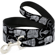 Dog Leash - Star Wars Ships and Vehicles Black/Grays Dog Leashes Star Wars