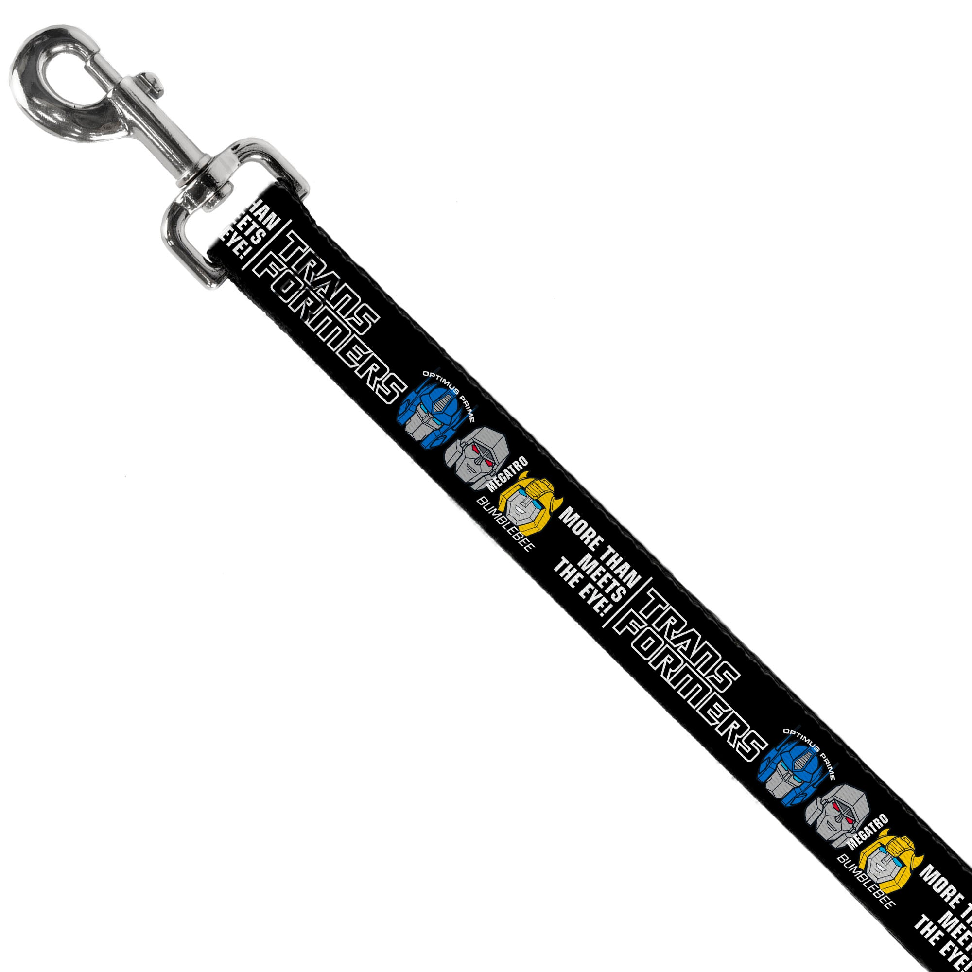 Dog Leash - TRANSFORMERS MORE THAN MEETS THE EYE Character Trio Black/White