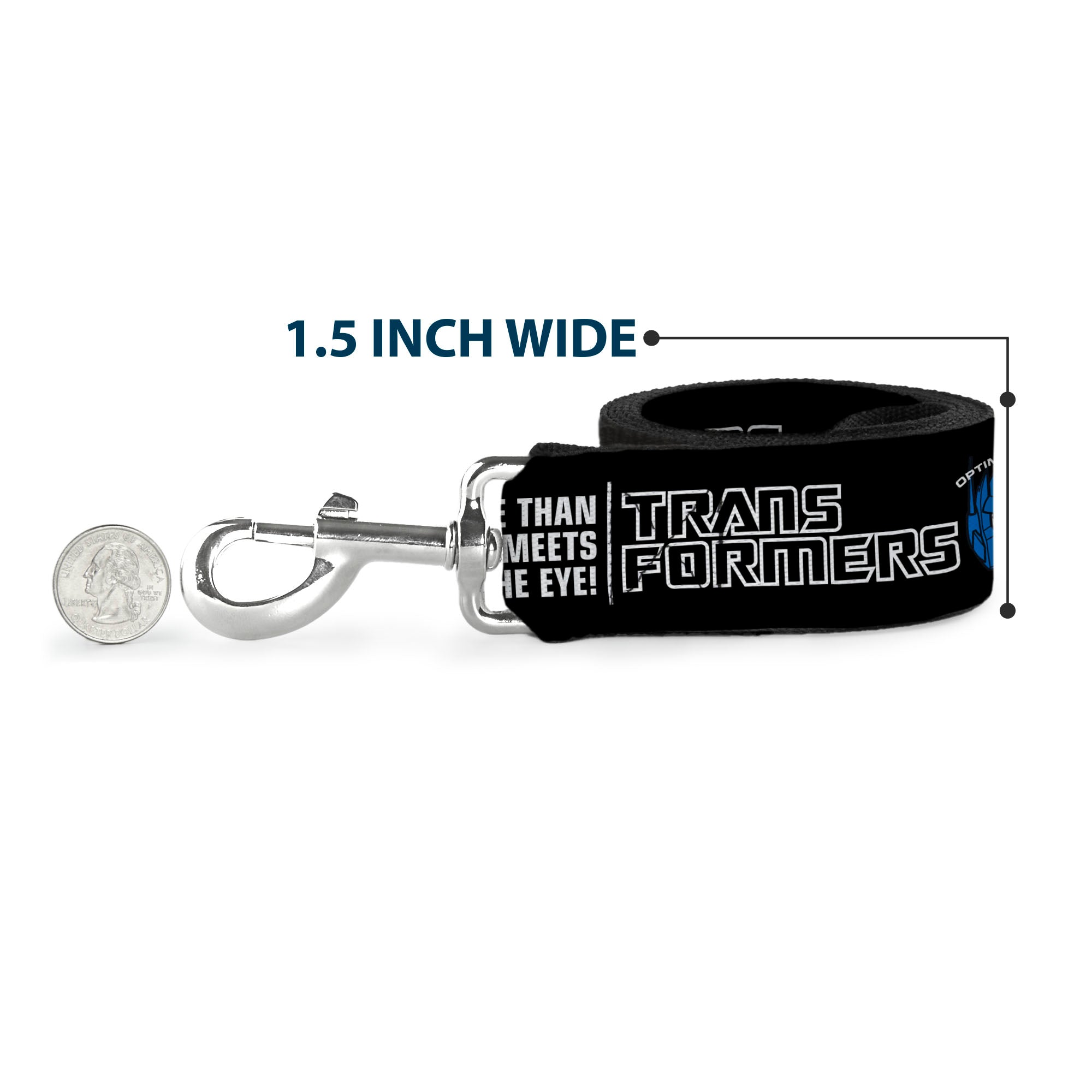 Dog Leash - TRANSFORMERS MORE THAN MEETS THE EYE Character Trio Black/White