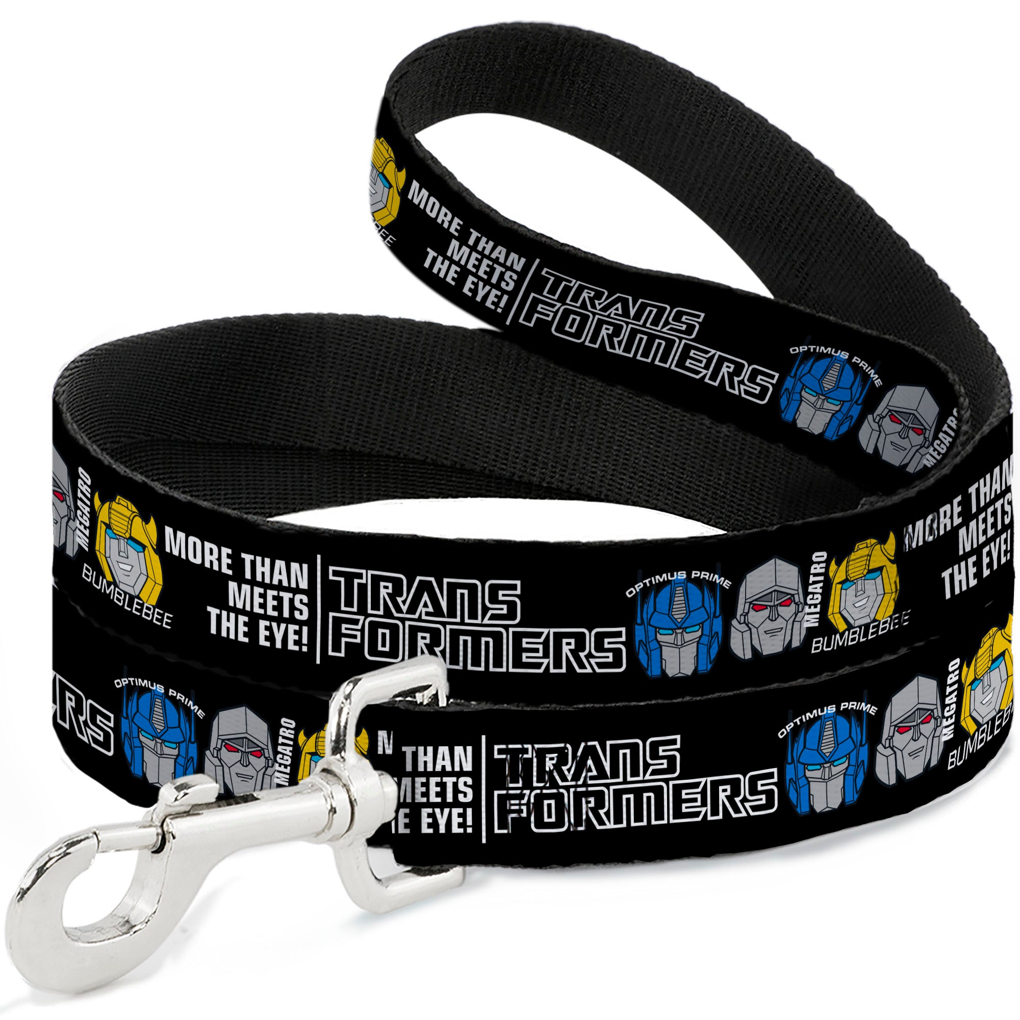 Dog Leash - TRANSFORMERS MORE THAN MEETS THE EYE Character Trio Black/White