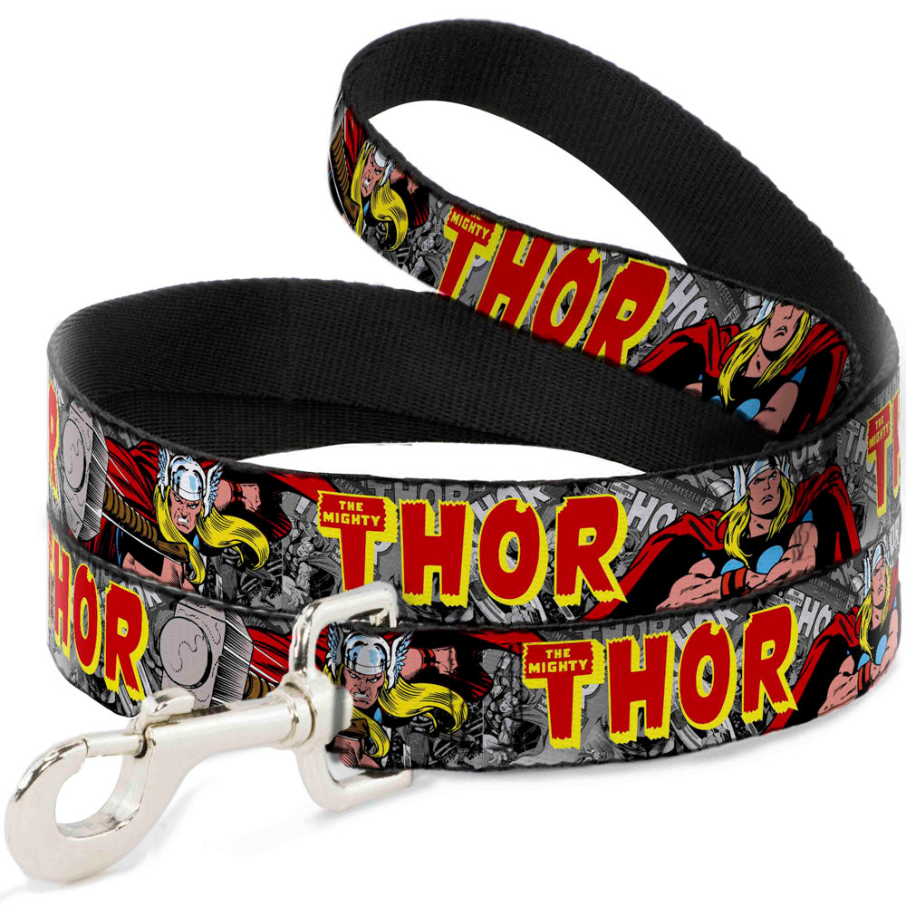 Dog Leash - THE MIGHTY THOR Action Poses Dog Leashes Marvel Comics