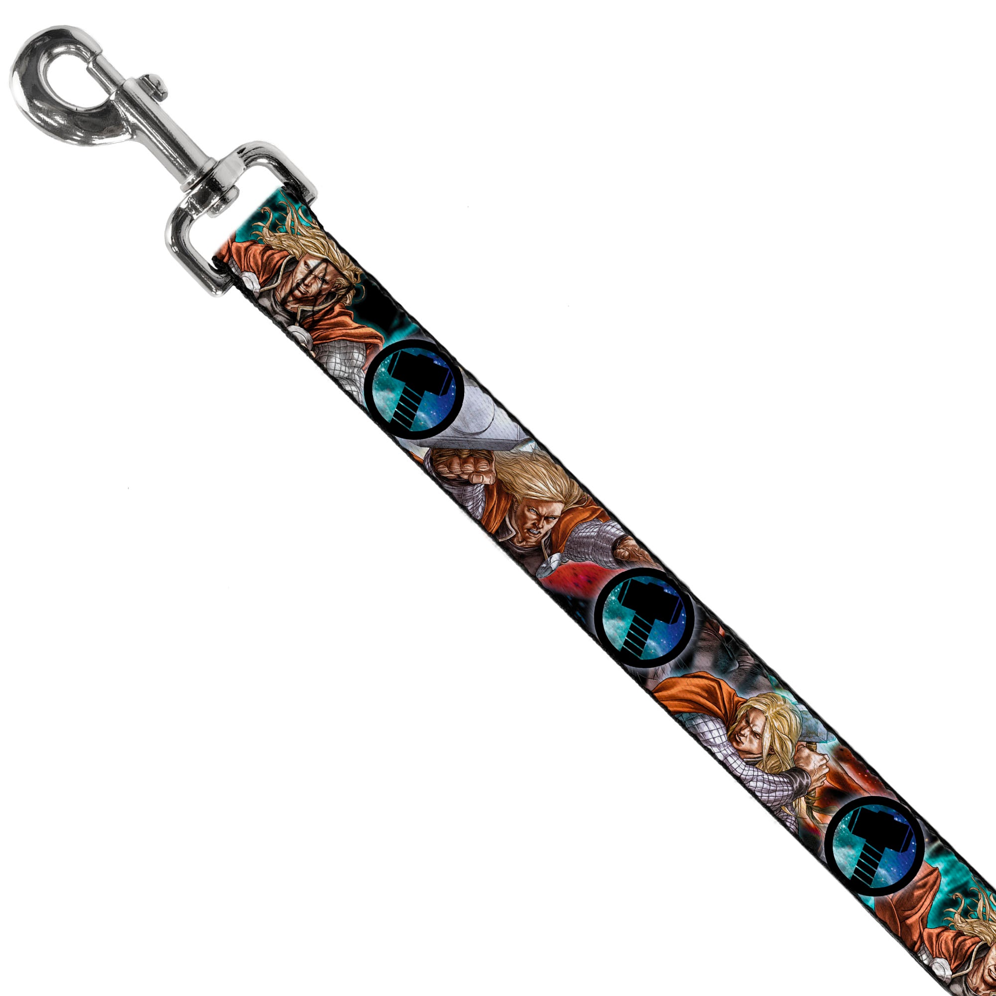 Dog Leash - Astonishing Thor #3 Poses/Hammer Logo Dog Leashes Marvel Comics