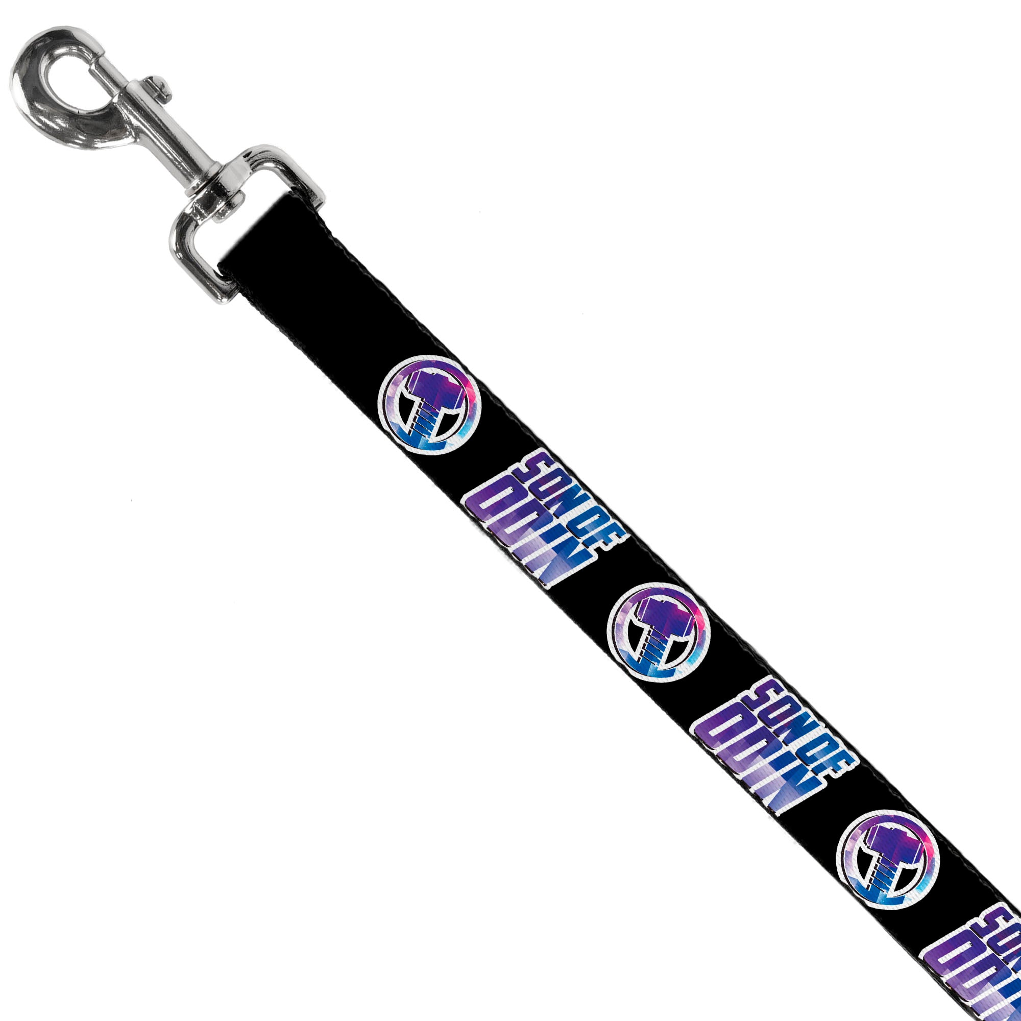 Dog Leash - Thor SON OF ODIN/Hamner Icon Black/White/Blues Dog Leashes Marvel Comics