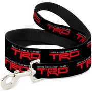 Dog Leash - TOYOTA RACING DEVELOPMENT TRD Logo Black/White/Red Dog Leashes Toyota