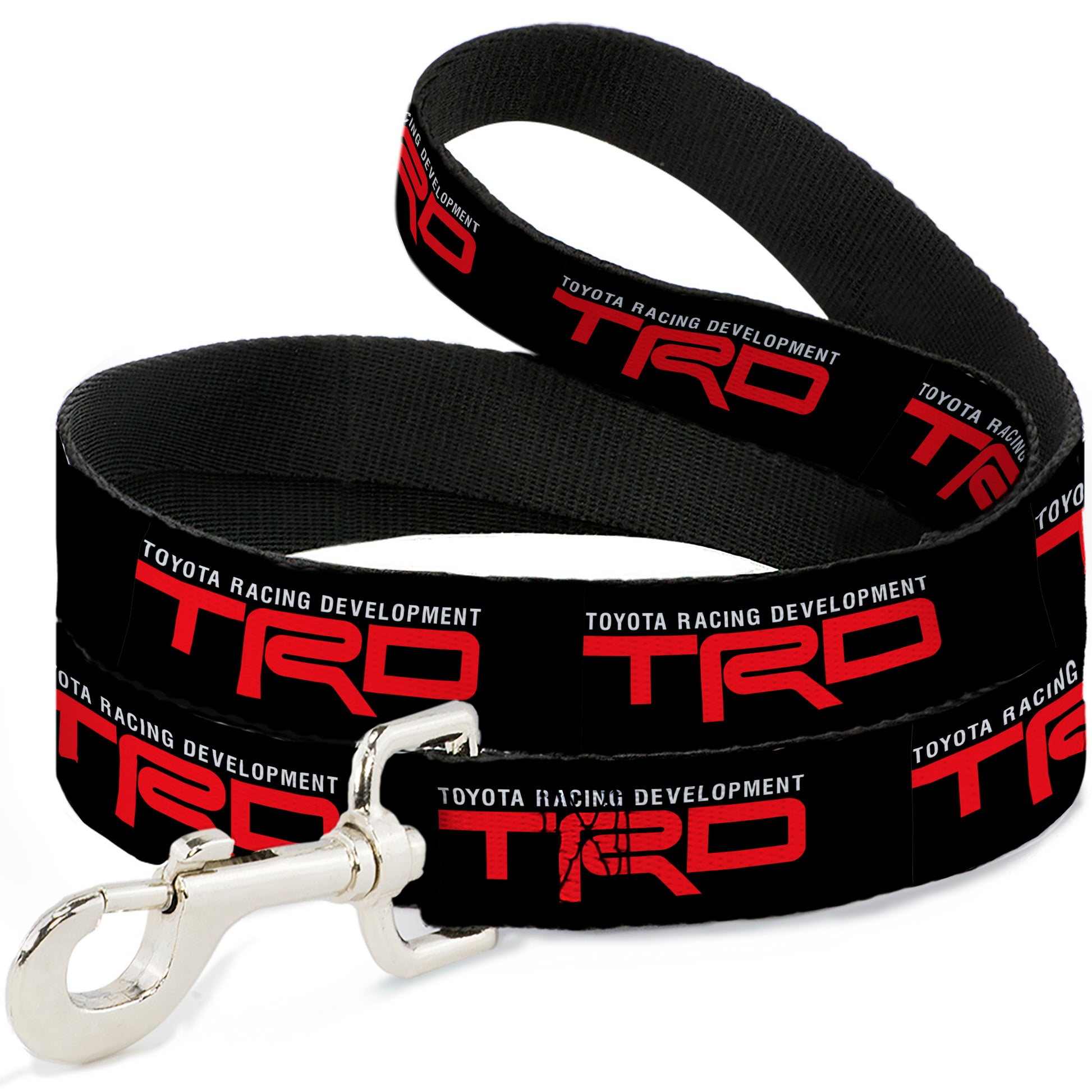 Dog Leash - TOYOTA RACING DEVELOPMENT TRD Logo Black/White/Red Dog Leashes Toyota