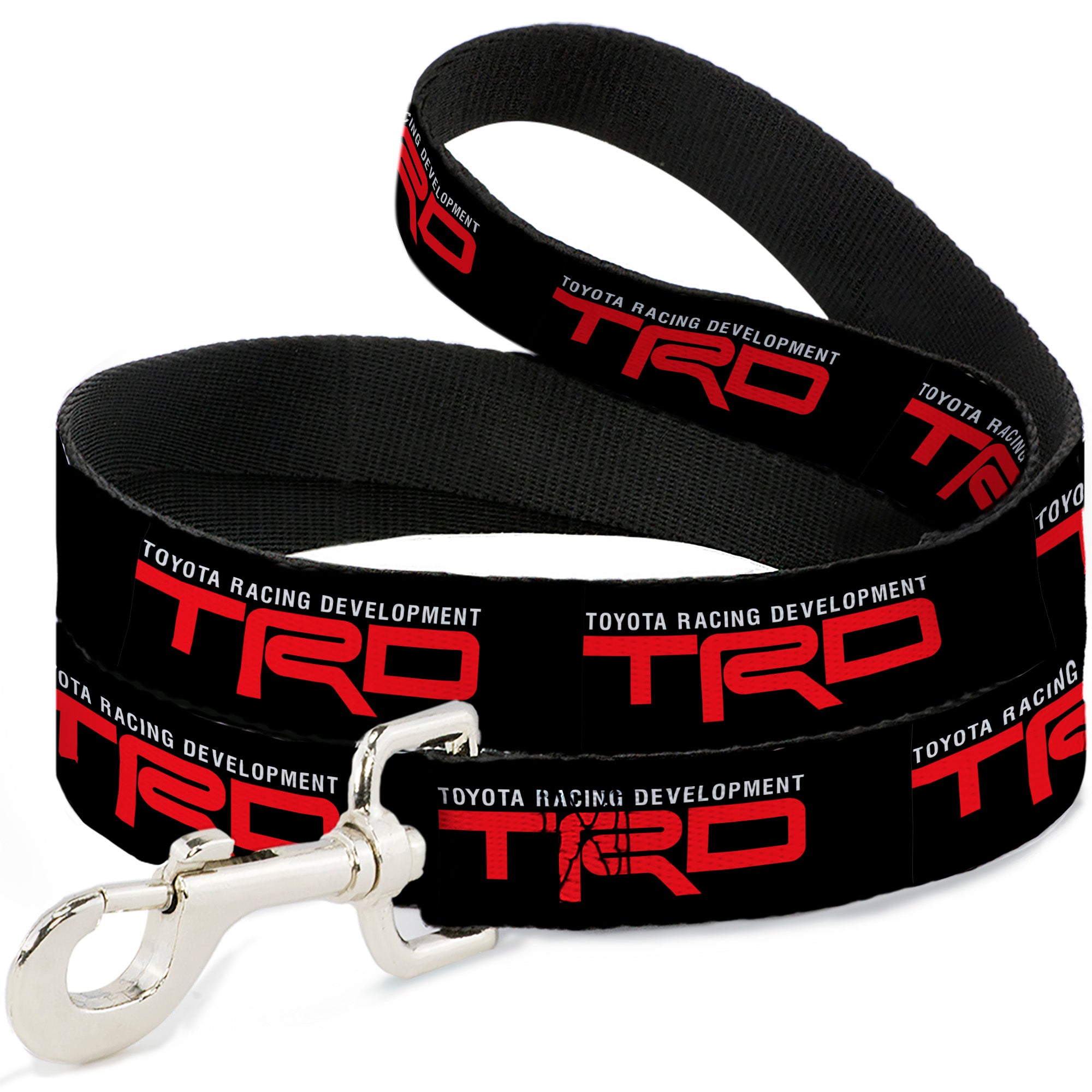 Dog Leash - TOYOTA RACING DEVELOPMENT TRD Logo Black/White/Red Dog Leashes Toyota
