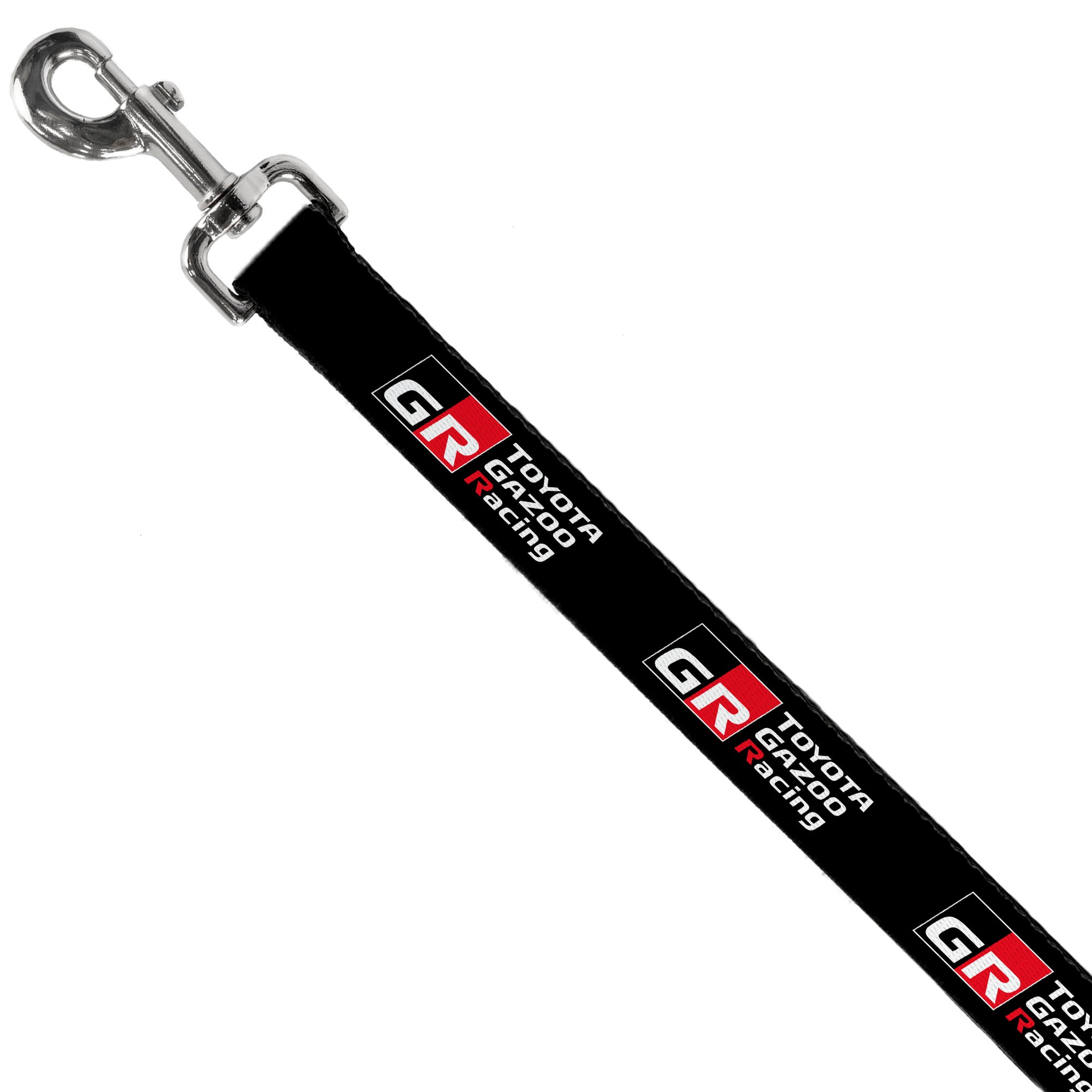 Dog Leash - TOYOTA GAZOO RACING GR NORTH AMERICA Logo and Text Black/White/Red Dog Leashes Toyota