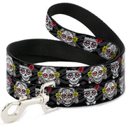 Dog Leash - Los Novios Black/Gray/White/Multi Color Dog Leashes Thaneeya McArdle