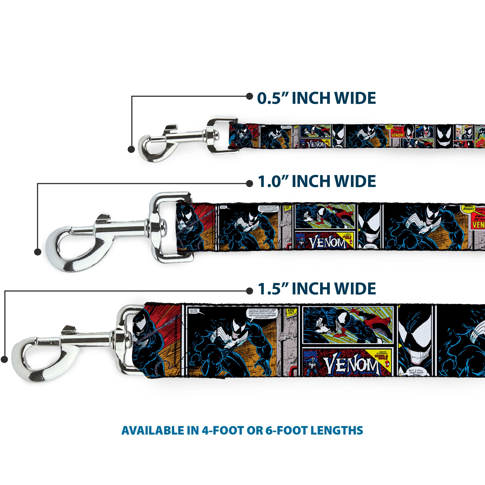 Dog Leash - Venom Comic Book Panels Dog Leashes Marvel Comics